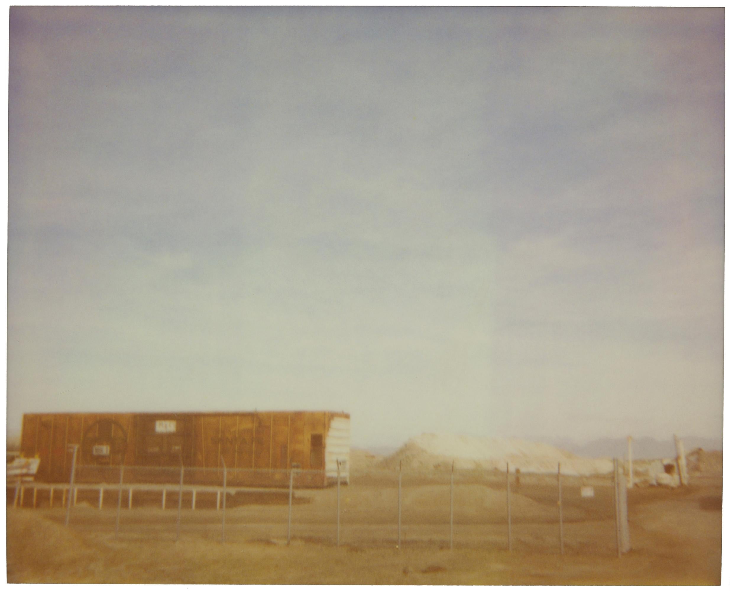 Stefanie Schneider Color Photograph - 12121 Amboy Road (California Badlands) - Contemporary, Polaroid, Landscape