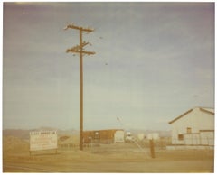 12121 Amboy Road (Kalifornien Badlands) – Zeitgenössisch, Polaroid, Landschaft