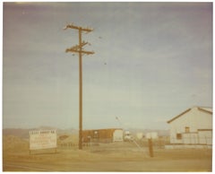 12121 Amboy Road (California Badlands) - Contemporary, Polaroid, Landschaft
