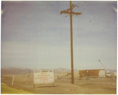 12121 Amboy Road (California Badlands) - Contemporary, Polaroid, Landscape