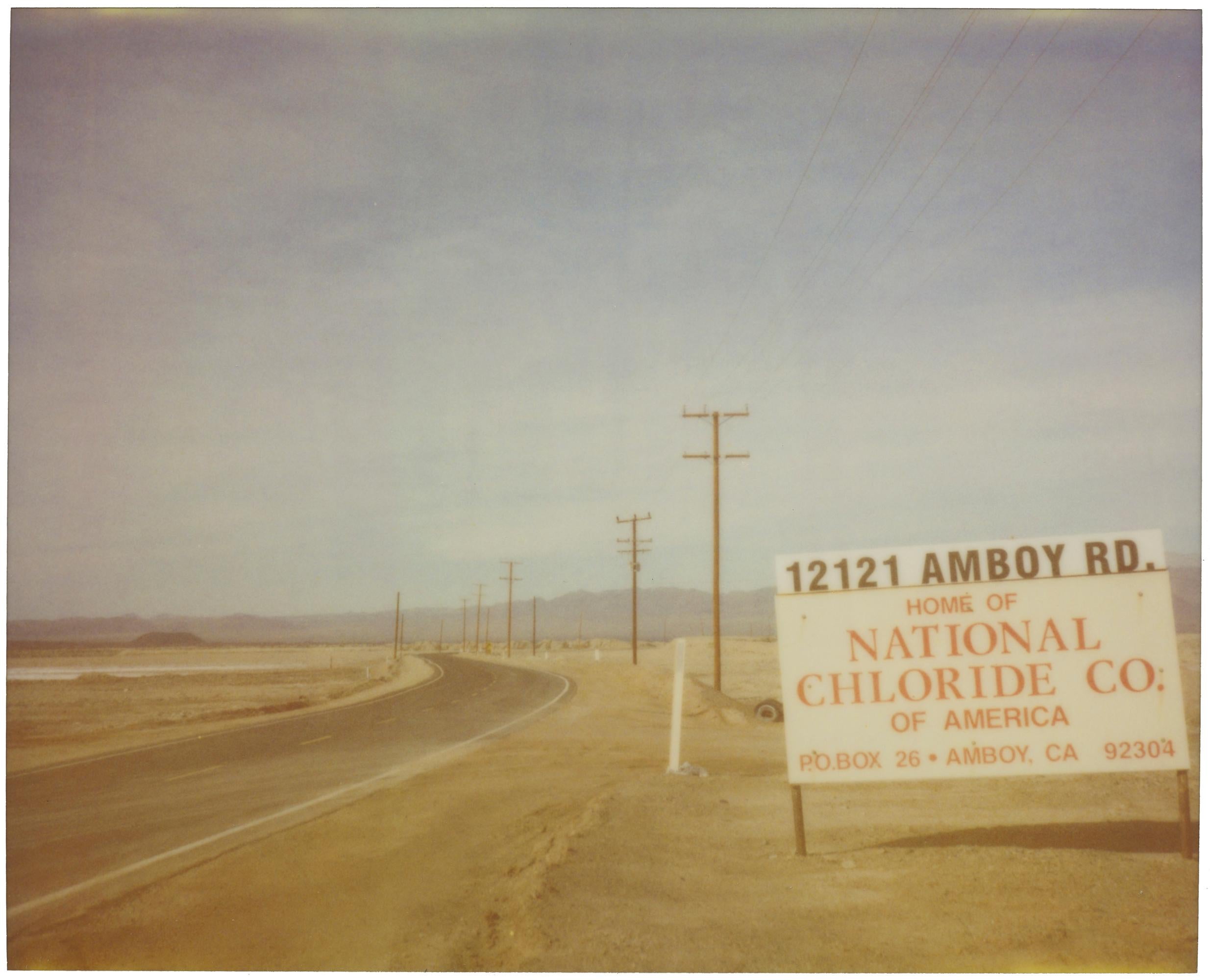 12121 Amboy Road (California Badlands) - Contemporary, Polaroid, Landscape