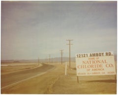 12121 Amboy Road (California Badlands) - Contemporary, Polaroid, Landscape