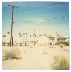 Retro 29 Palms, CA lot - Analog, Polaroid, 20th Century, Contemporary, Landscape