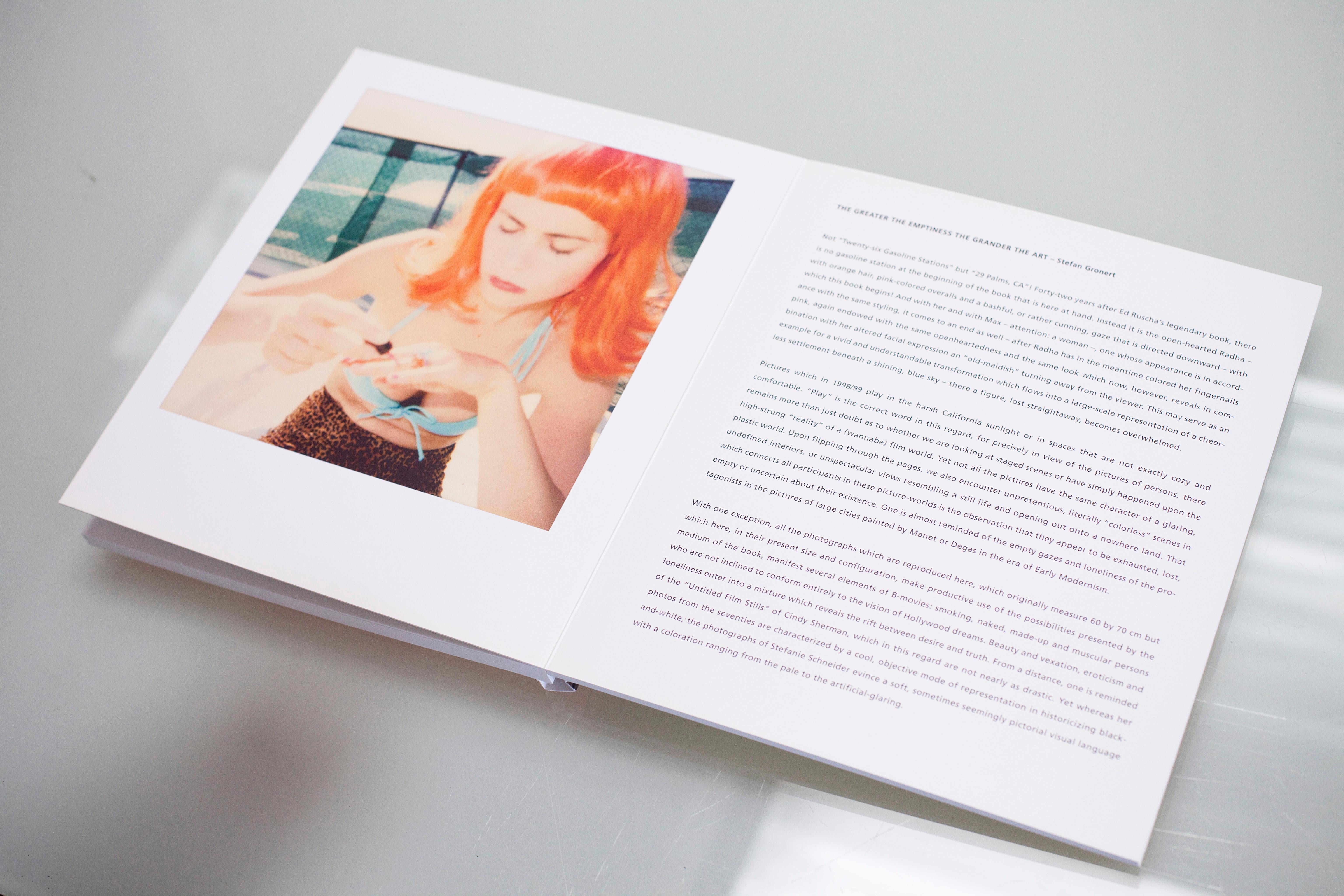 29 Palms, CA published by Galerie Kaempf, Basel, 2004  - Monograph and C-Print - Gray Portrait Photograph by Stefanie Schneider