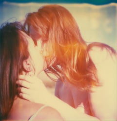A Kiss (Till Death do us Part) Contemporary, Woman, Polaroid