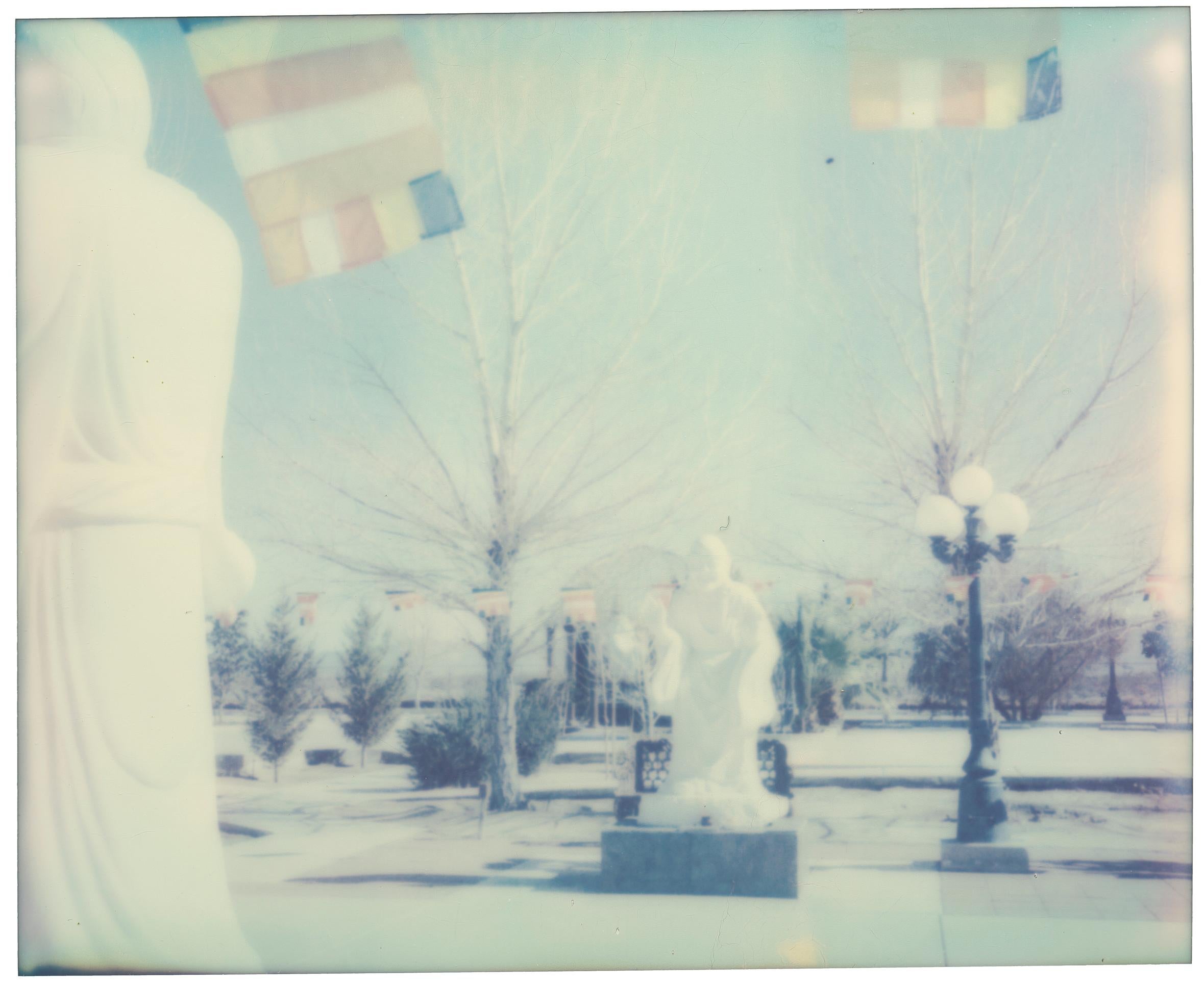 Stefanie Schneider Color Photograph - A Temple (American Depression) - Contemporary, Polaroid, Landscape