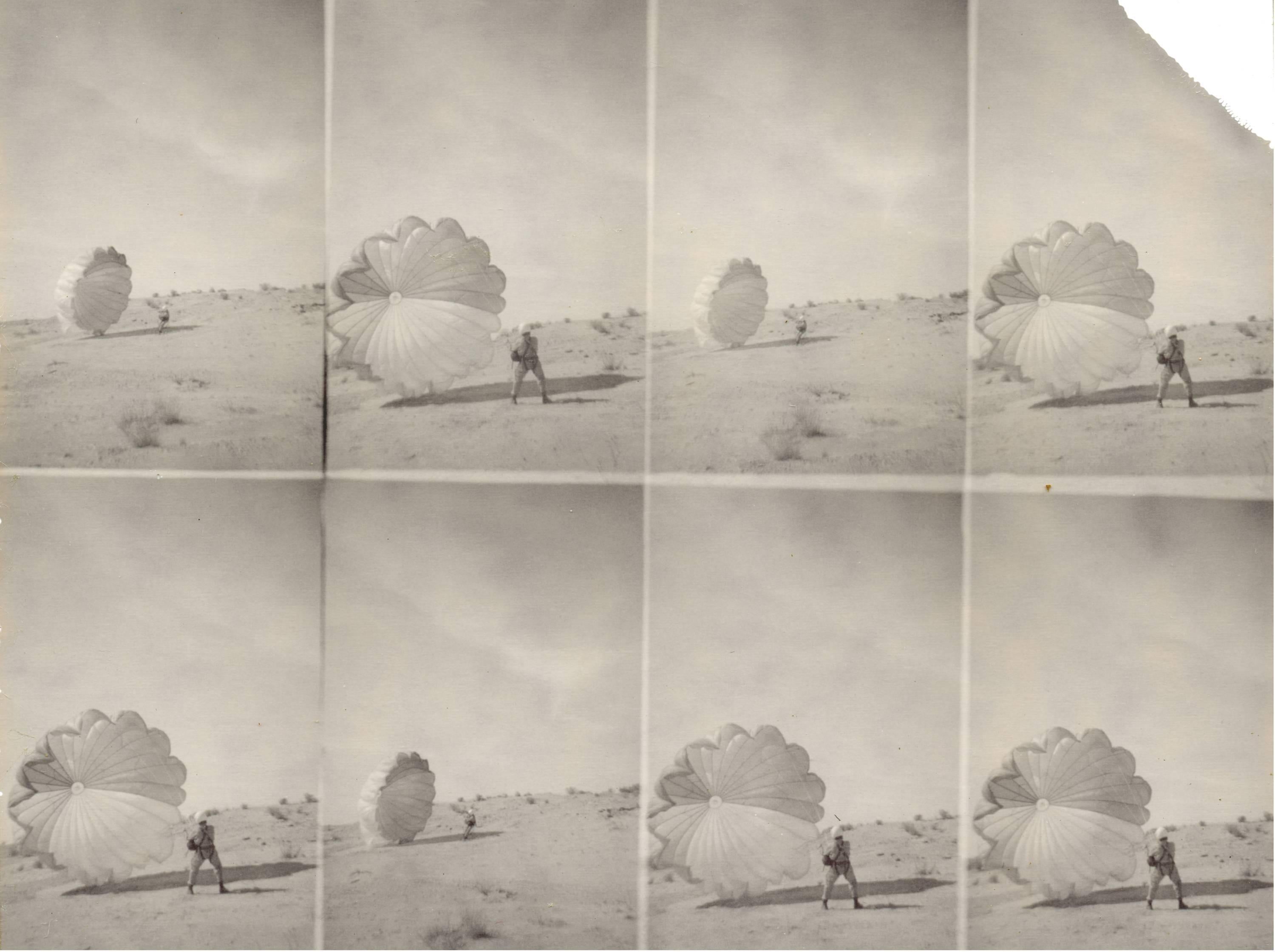 Stefanie Schneider Black and White Photograph - A vision you can't capture (29 Palms, CA) - analog, Polaroid, 21st Century