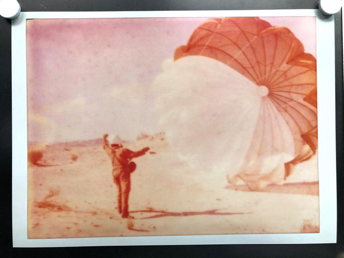 Stefanie Schneider Color Photograph - A Vision you can't Capture (29 Palms) , Figurative, Landscape, Polaroid, Expired