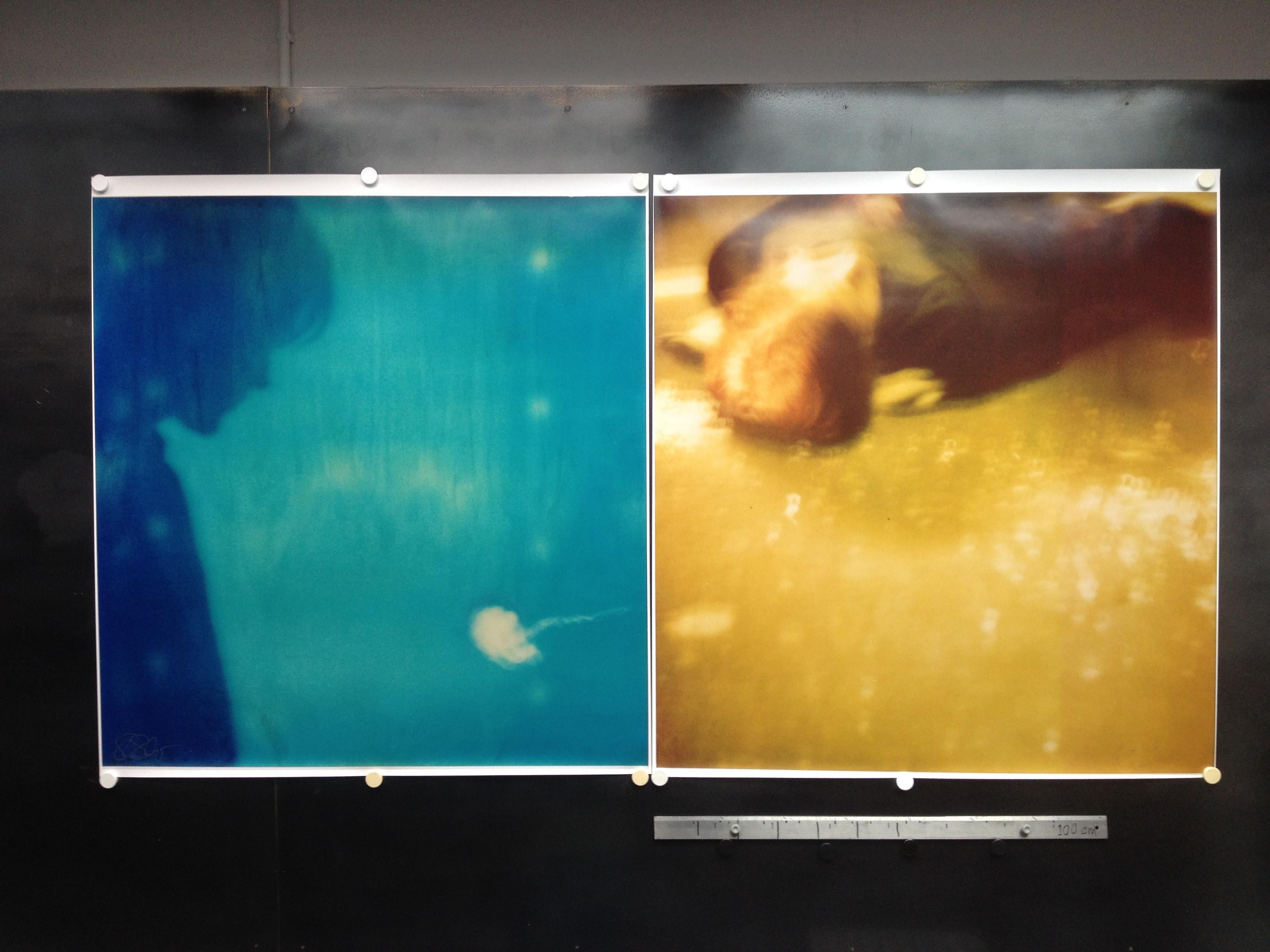 Accident I (Stay) analogico, 128x125cm, con Ryan Gosling, Polaroid, Colore - Photograph di Stefanie Schneider