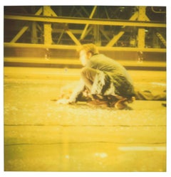 accident II - mit Ewan McGregor und Ryan Gosling, Polaroid, 21. Jahrhundert, Farbe