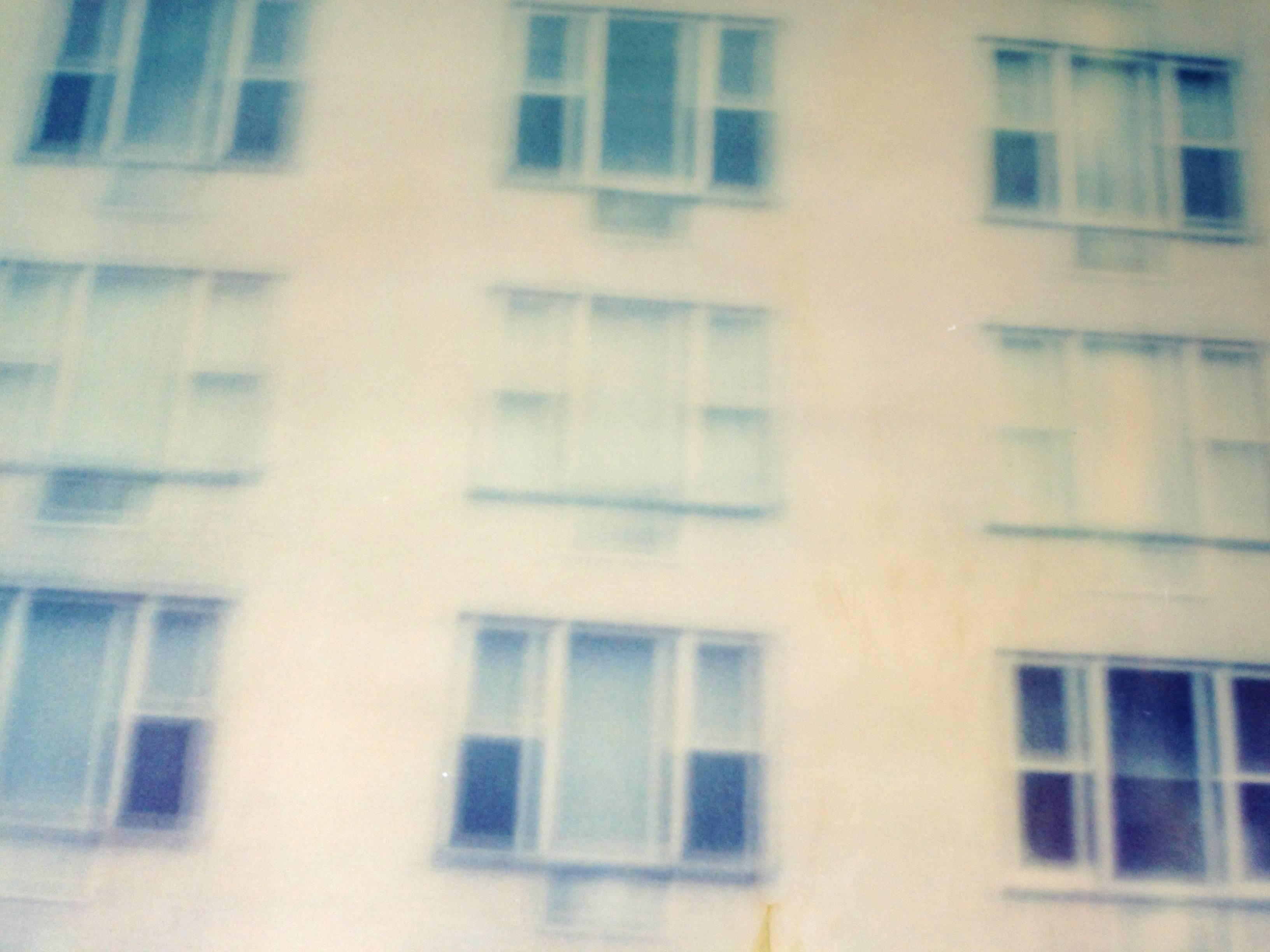 Across (Strange Love) - analog, based on am original Polaroid - Beige Still-Life Photograph by Stefanie Schneider