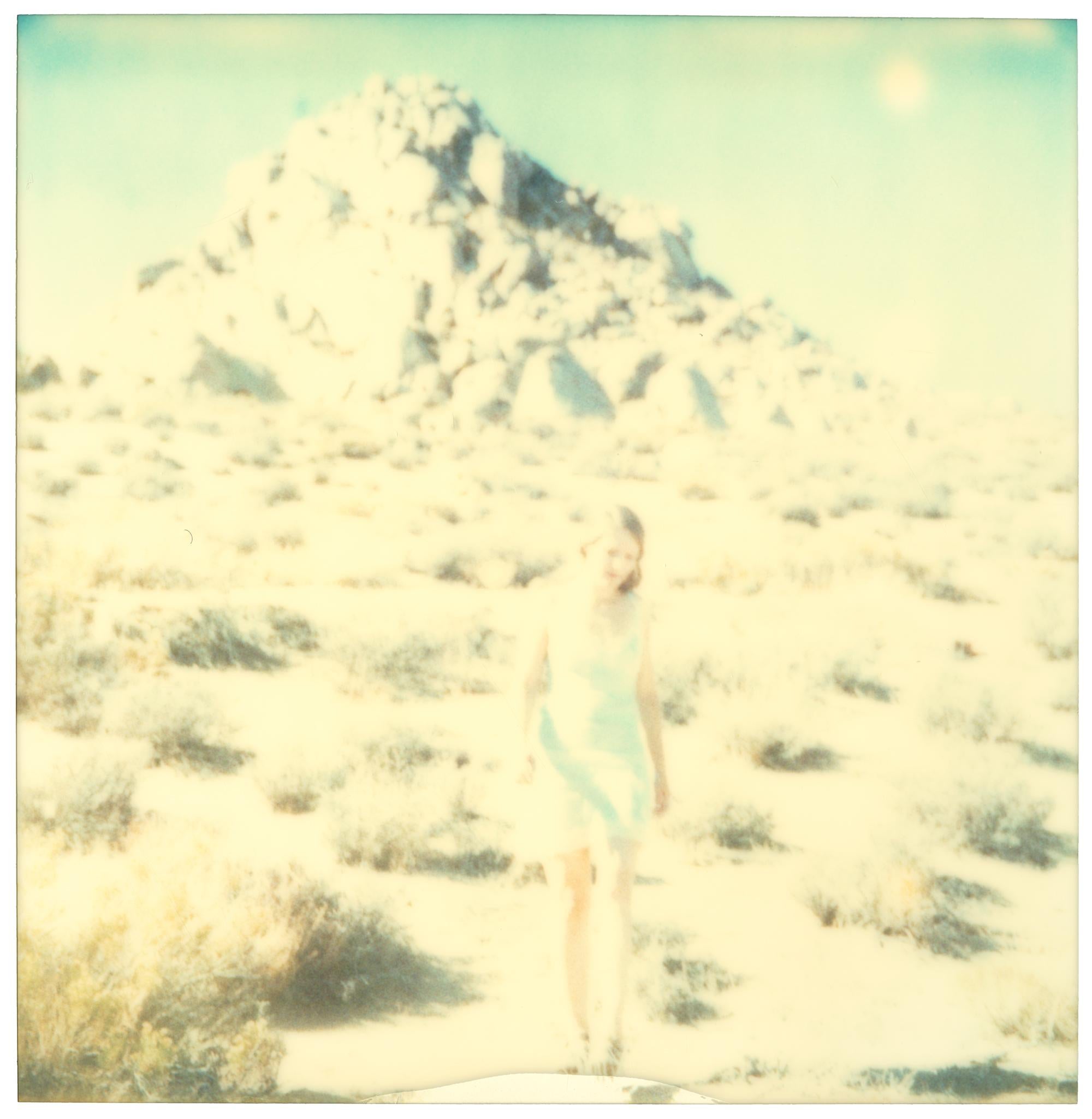 Aimless (Wastelands), triptych, analog, mounted - Polaroid, 21st Century, Color - Photograph by Stefanie Schneider