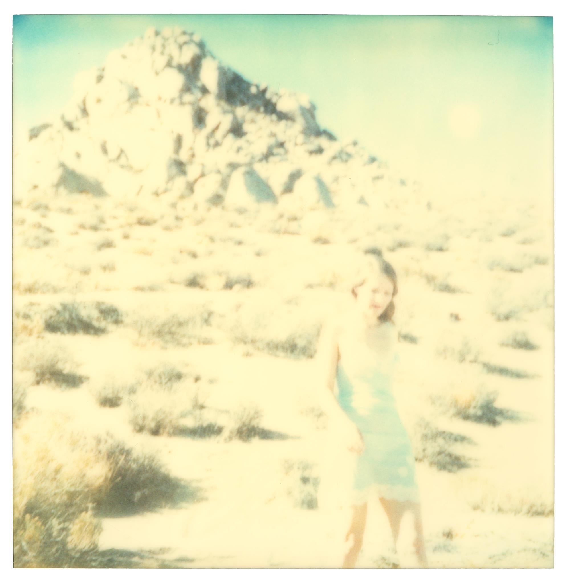 Aimless (Wastelands), triptych, analog, mounted - Polaroid, 21st Century, Color - Contemporary Photograph by Stefanie Schneider