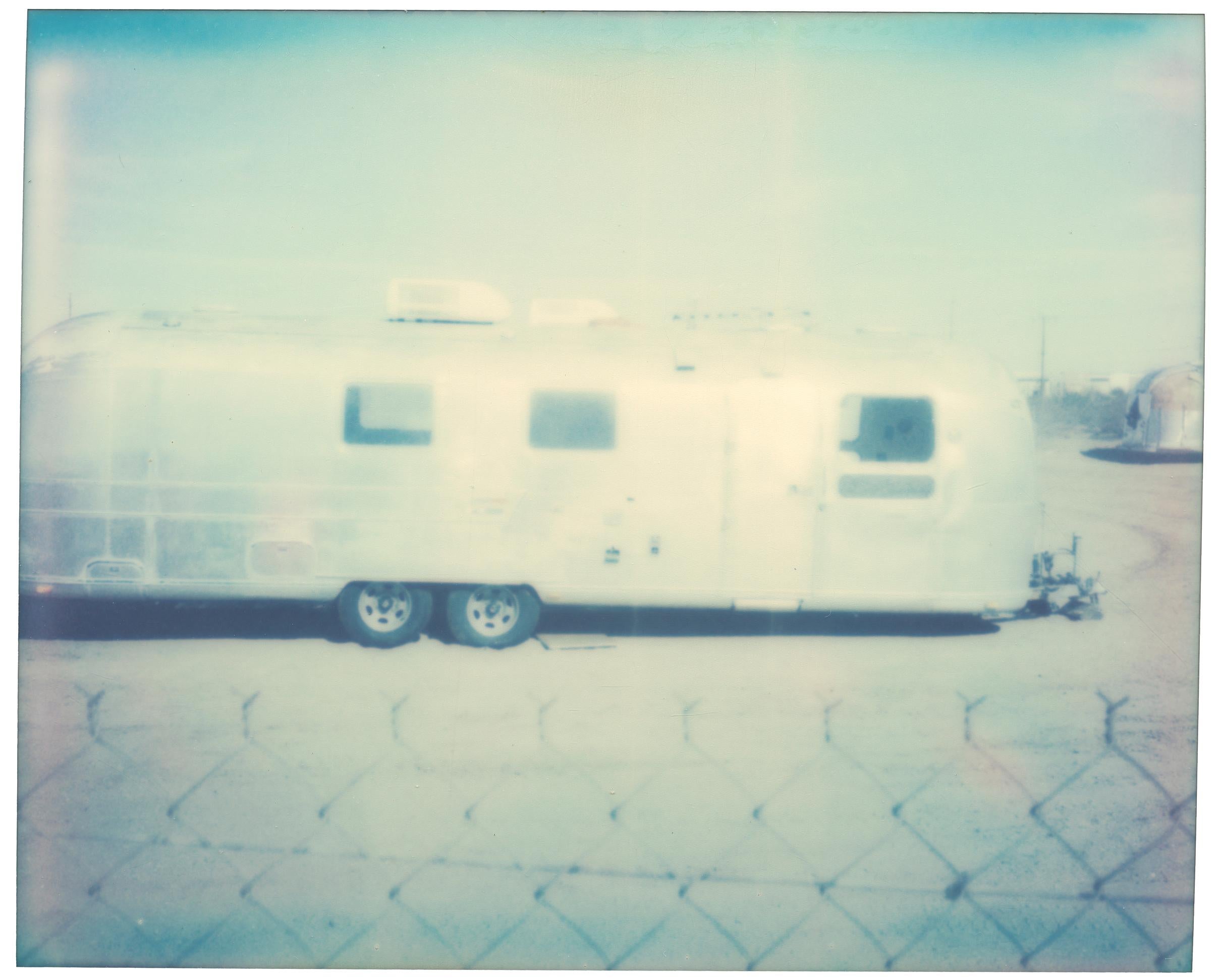 Stefanie Schneider Landscape Photograph - Airstream Trailer (American Depression) - Contemporary, Polaroid, Landscape