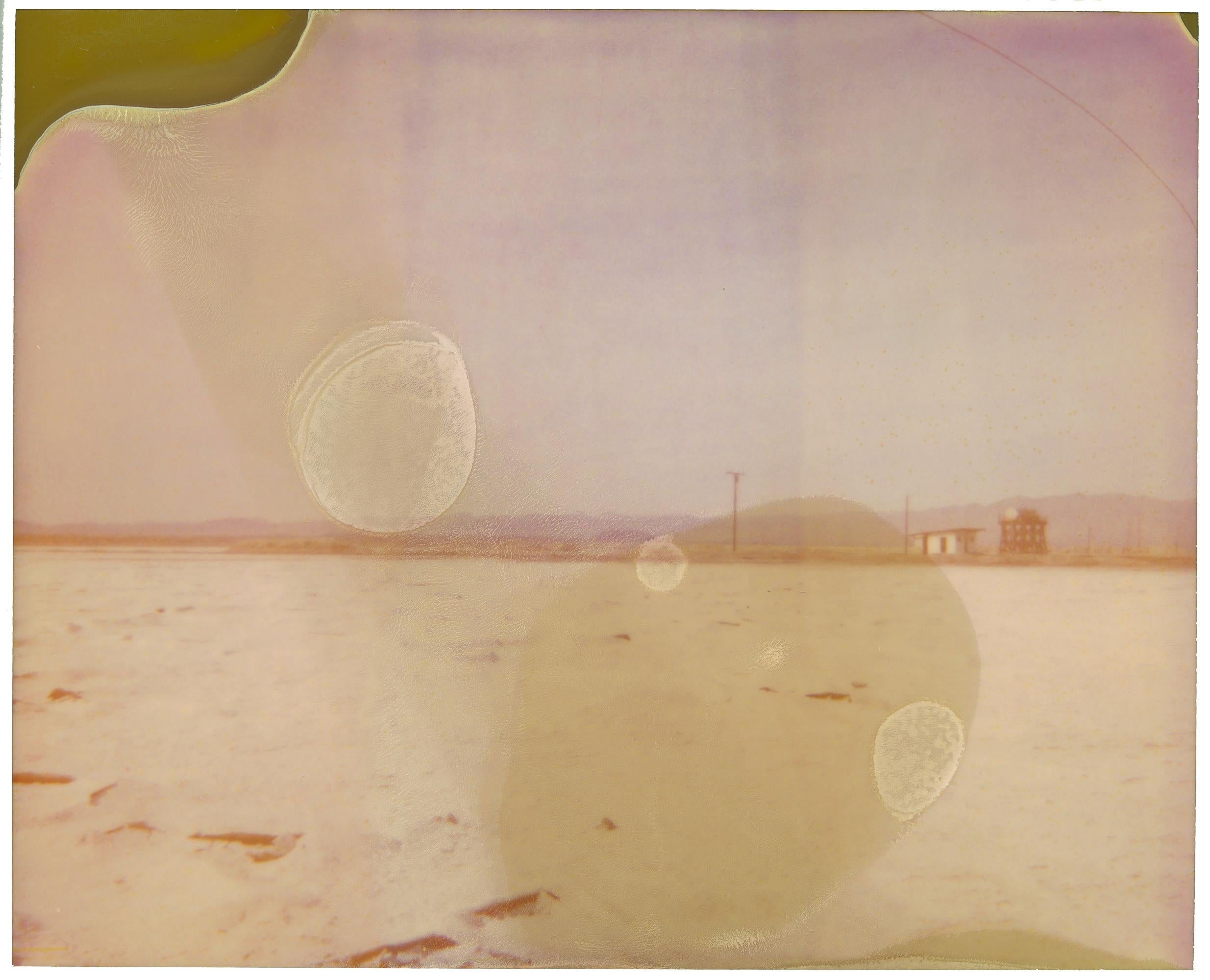 Stefanie Schneider Color Photograph - Amboy Salt Flats II (California Badlands) - Contemporary, Polaroid, Landscape