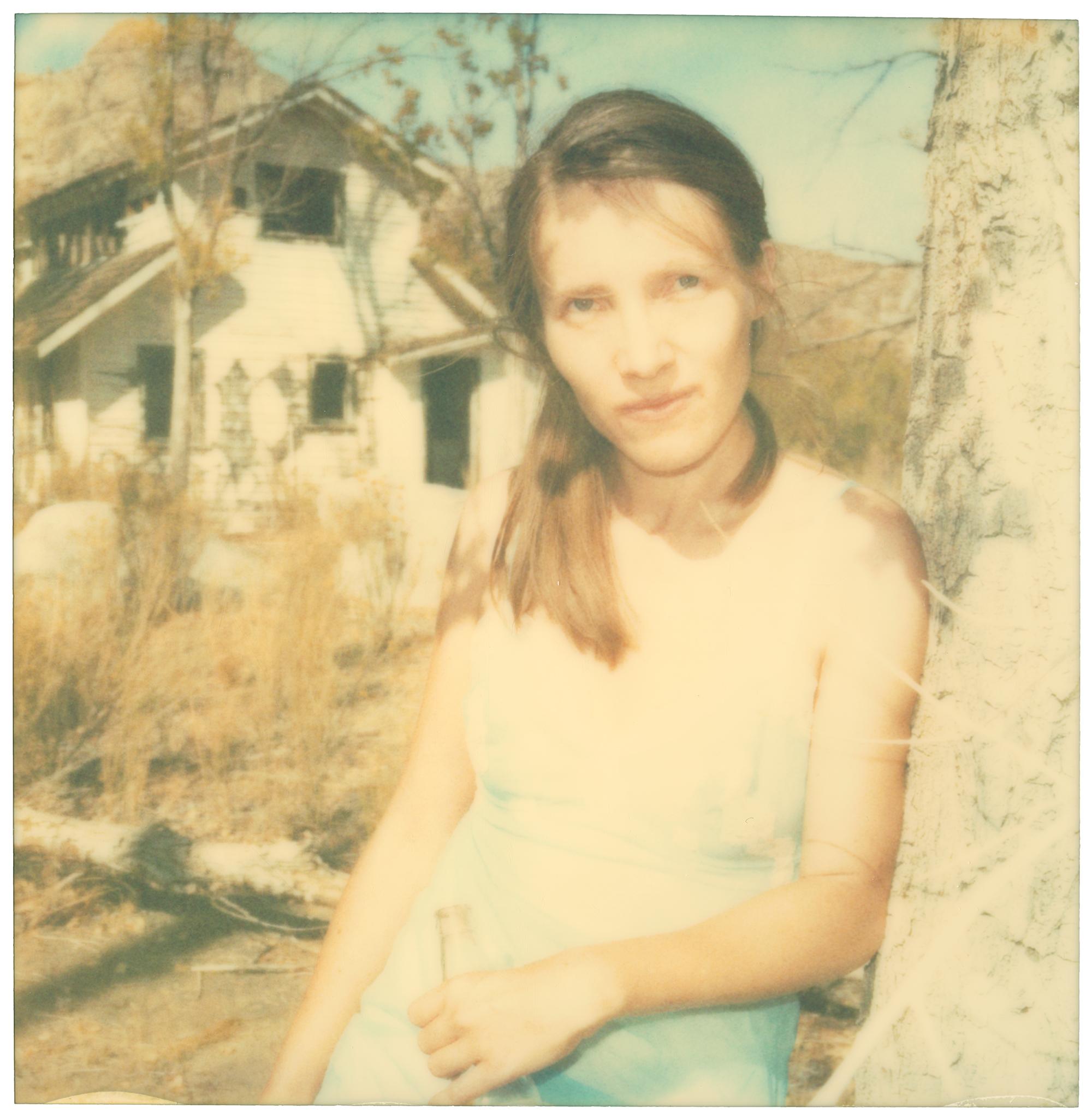 Autumn Breeze (Wastelands) - mounted, analog, Polaroid, Contemporary, Color