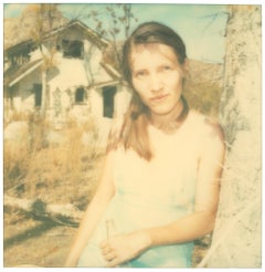 Autumn Breeze (Wastelands) - mounted, analog, Polaroid, Contemporary, Color