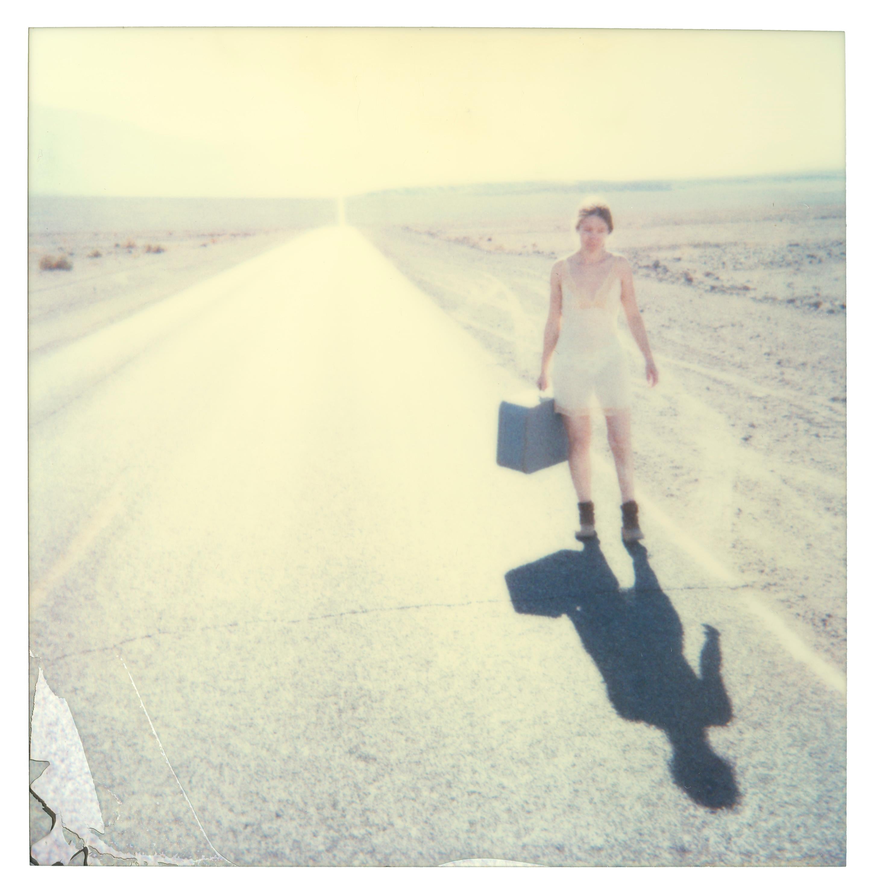 Badwater - Memories of Green, quadriptych, analog - Photograph by Stefanie Schneider