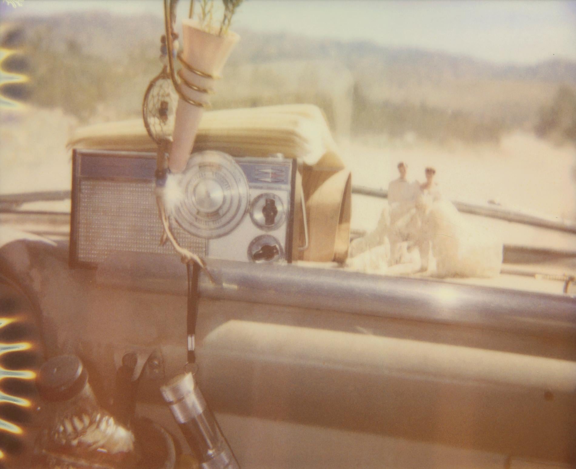 Banished (The Girl behind the White Picket Fence) - Contemporary, Polaroid - Photograph by Stefanie Schneider