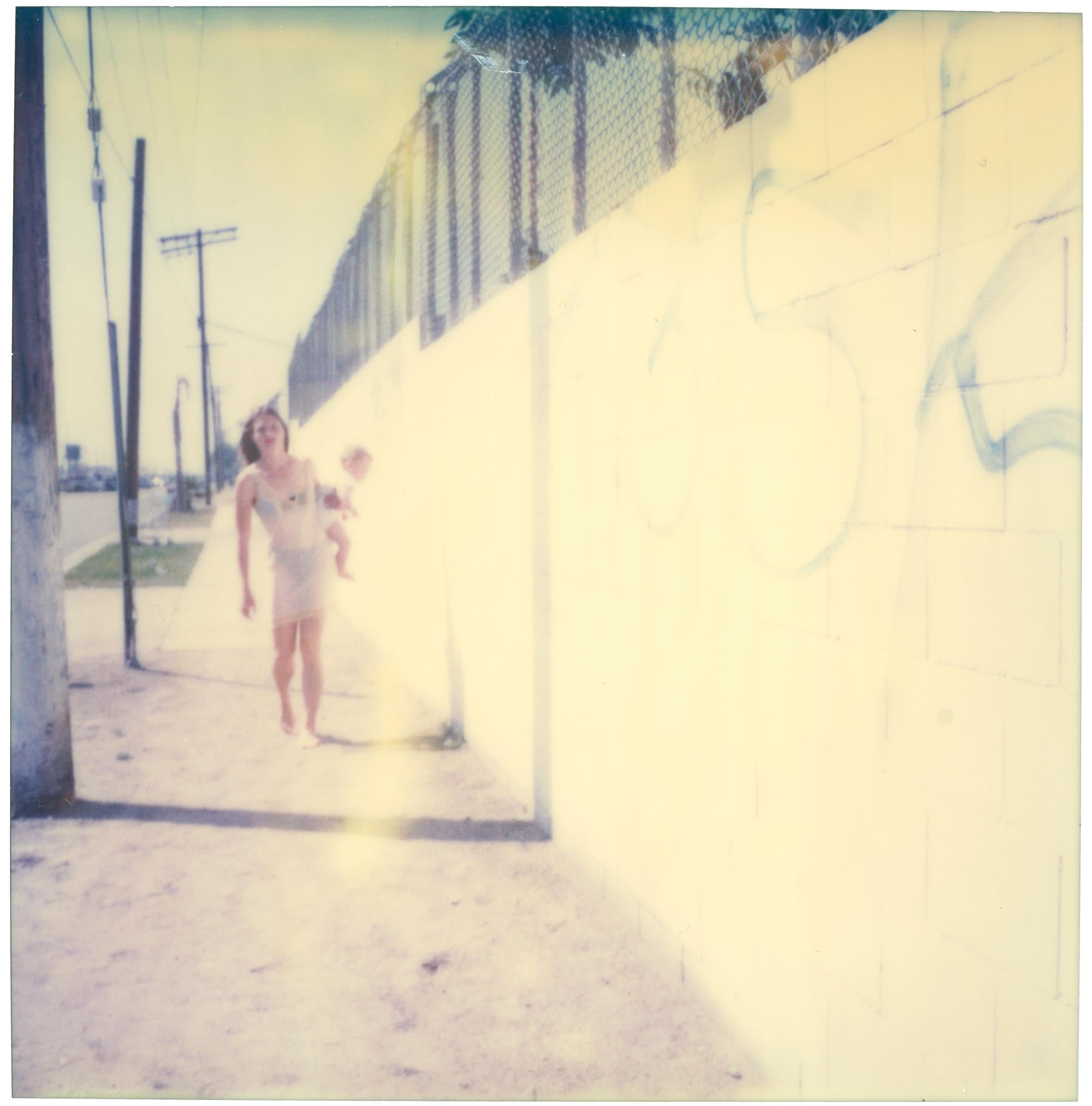 Stefanie Schneider Portrait Photograph - Barefoot (Stranger than Paradise) - 21st Century, Polaroid, Color