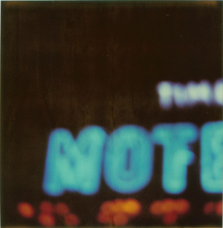 Bates Motel (The Last Picture Show) - 2005, 

Edition 1/5, 
38x36cm each, installed 80x116cm. 
6 analog C-Prints, hand-printed by the artist on Fuji Crystal Archive Paper, matte finish, based on the 6 original Polaroids. 
Certificate and signature