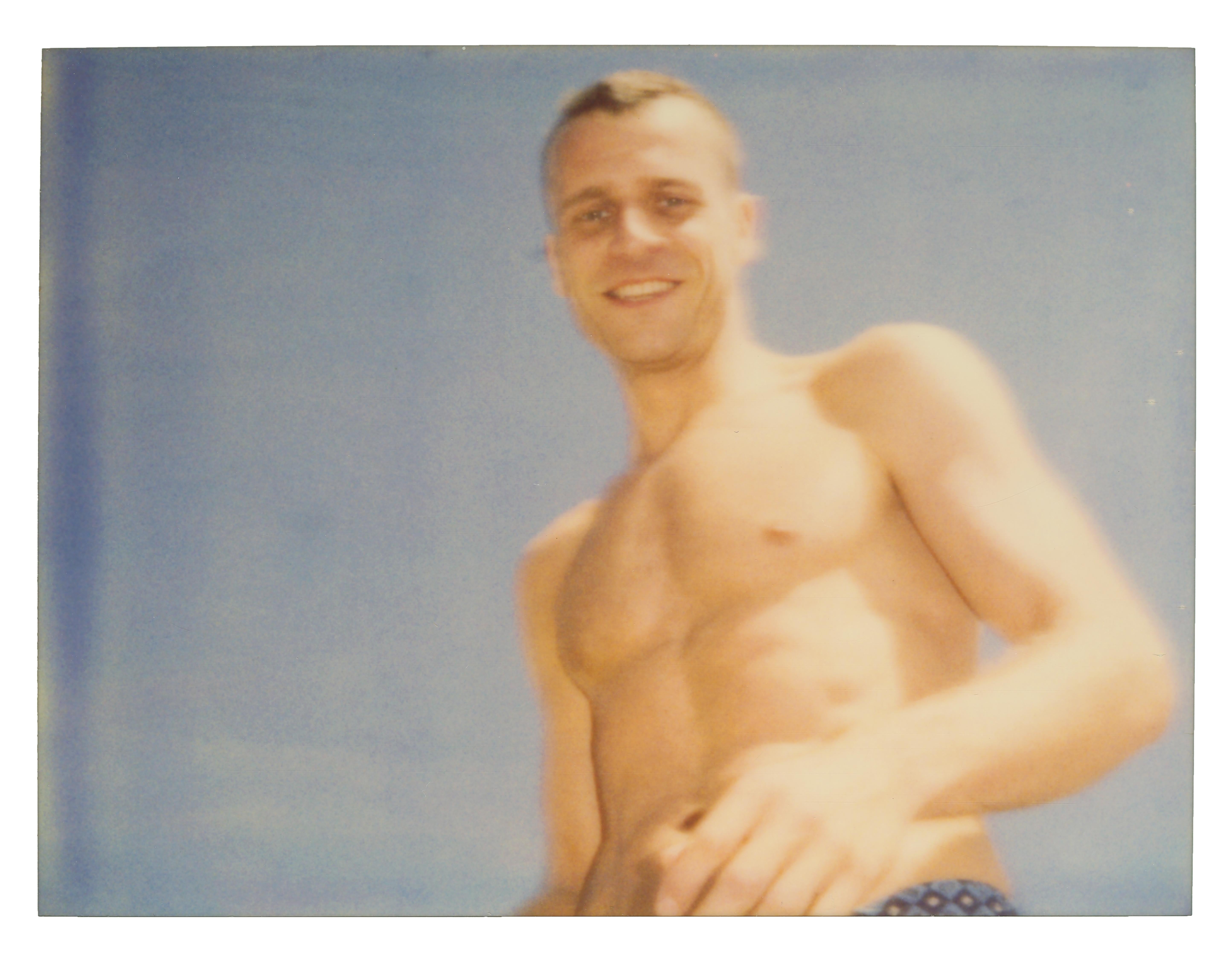 Stefanie Schneider Color Photograph - Beach Boy (Zuma Beach) - analog, vintage print