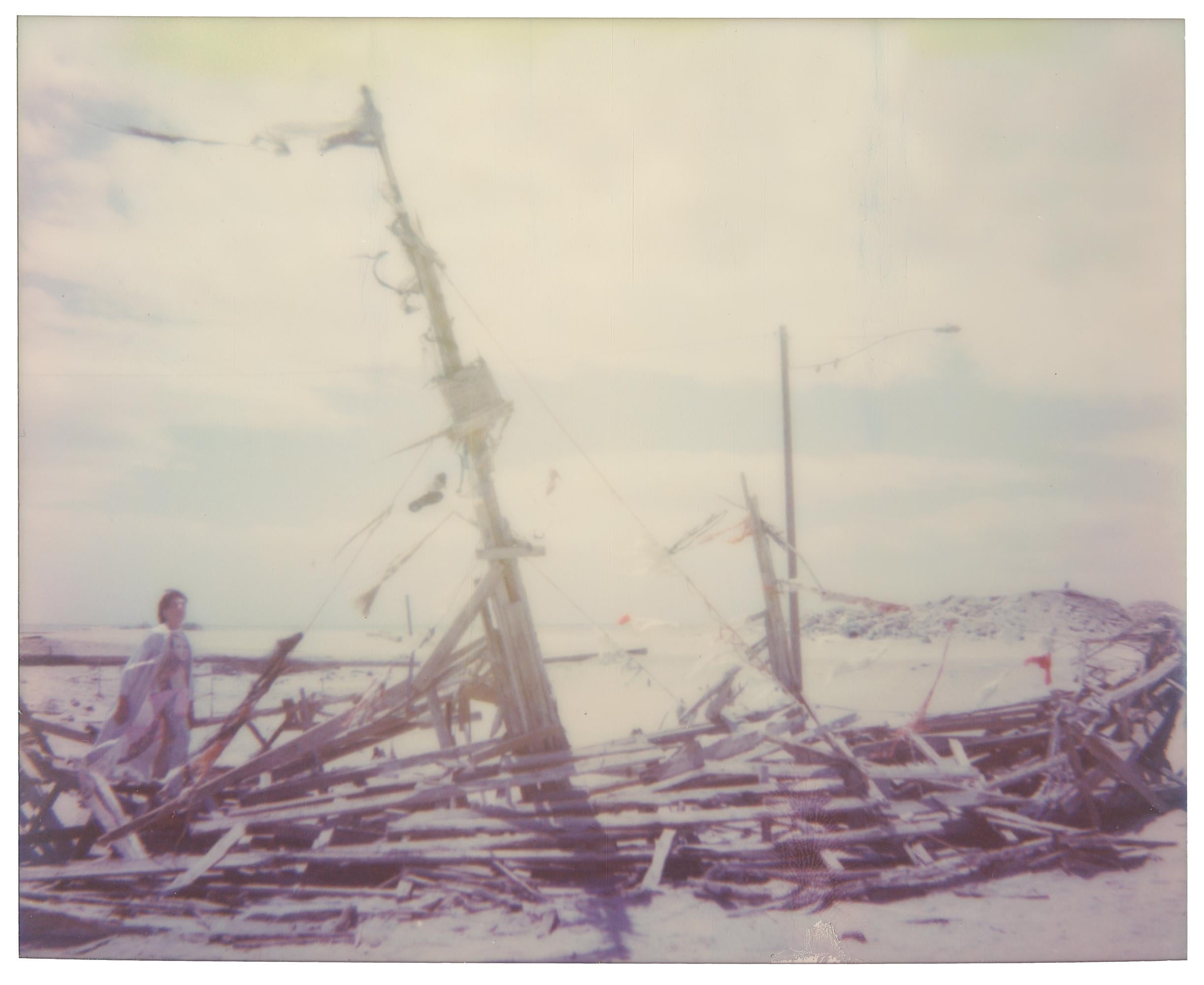 Stefanie Schneider Color Photograph - Bombay Beach Pirates (Ensign Broderick record Shoot 'Blood Crush') 