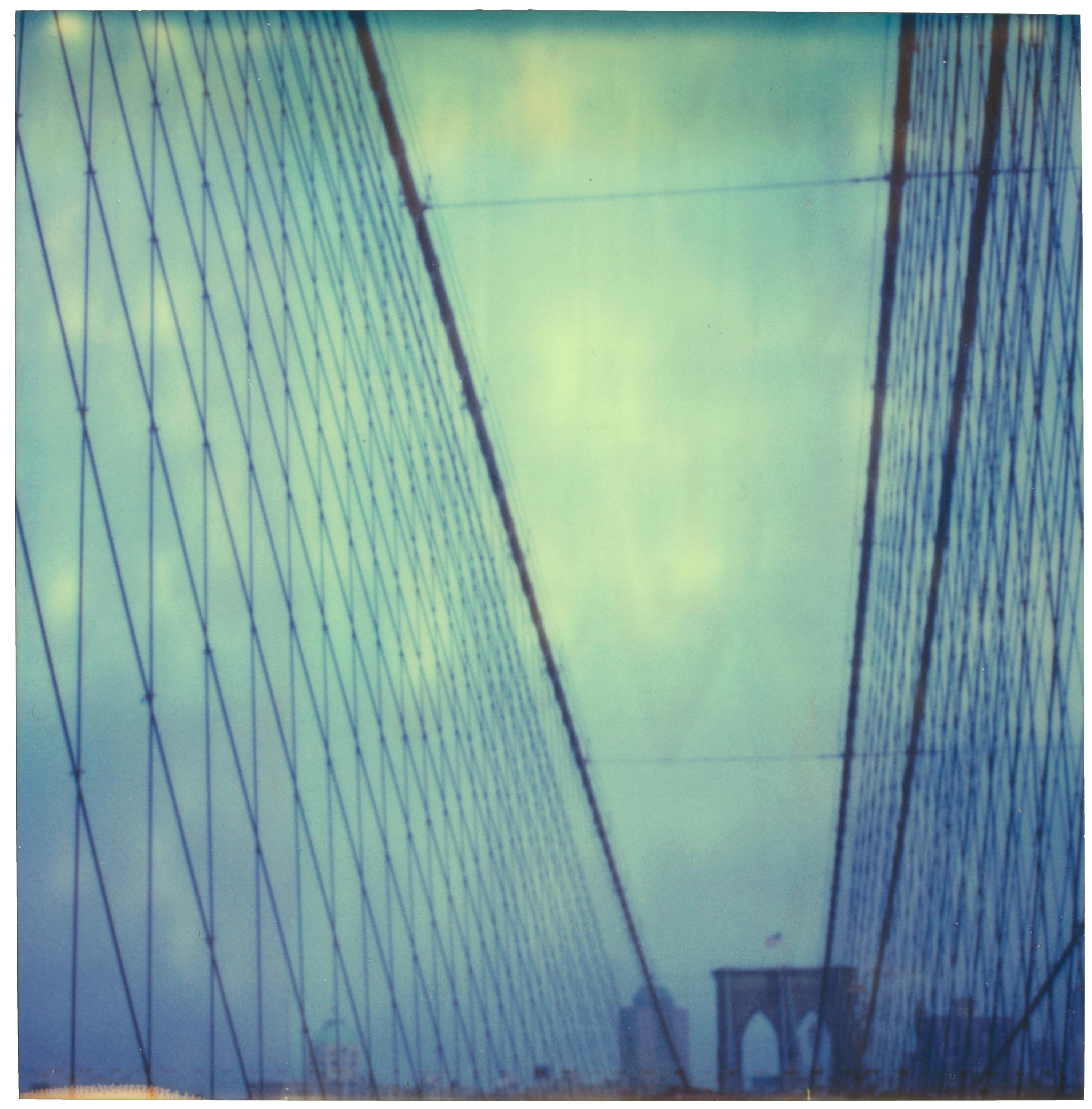 Stefanie Schneider Landscape Photograph - Brooklyn Bridge (Stay) - Polaroid, 21st Century, Contemporary, Color