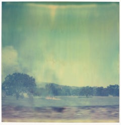 Vintage Burning Field IV (Last Picture Show) - Polaroid, Contemporary