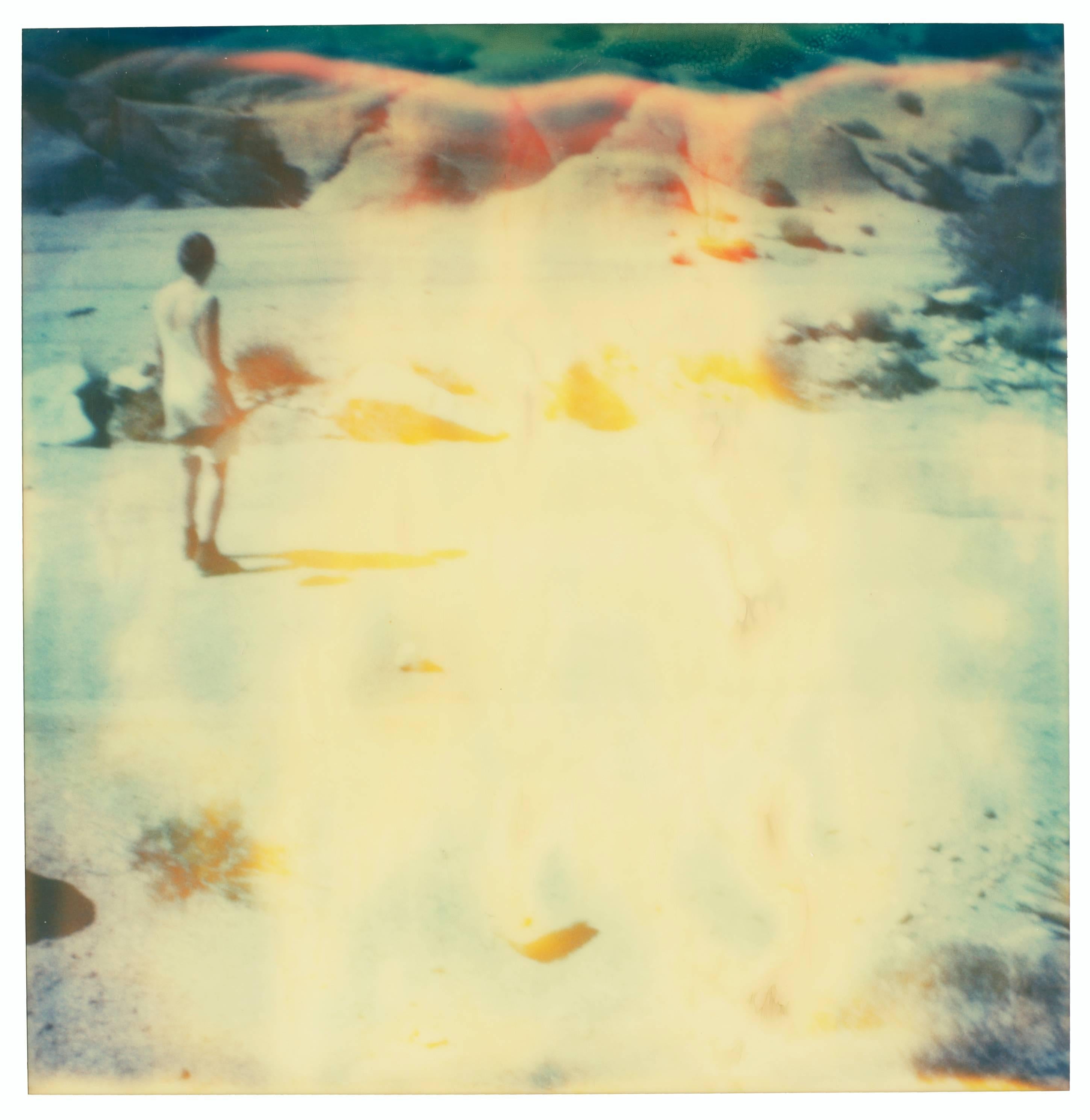 Stefanie Schneider Landscape Photograph - Burning II - Gestures - analog C-Print, printed by the Artist - 40x40cm