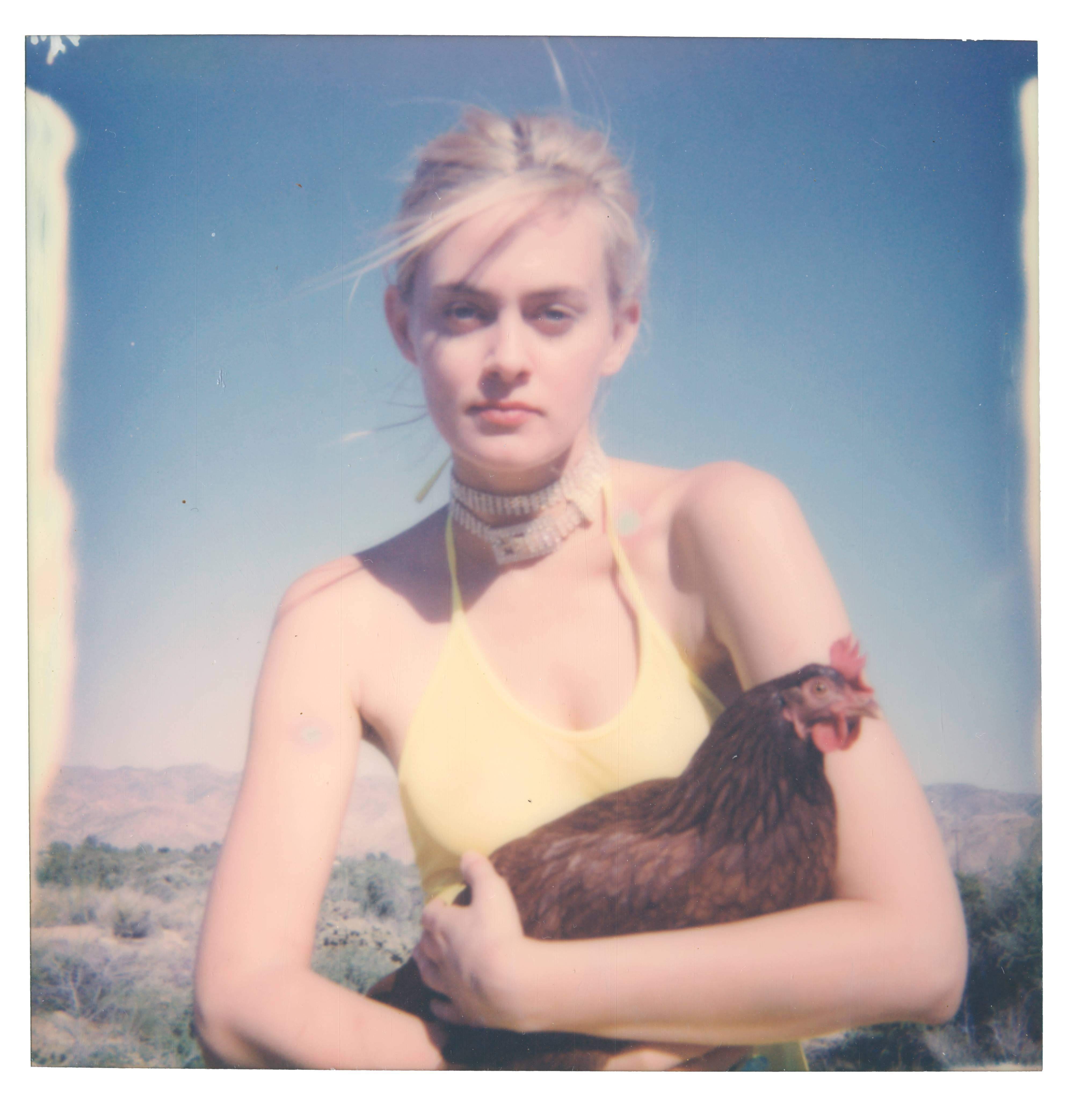 Stefanie Schneider Color Photograph - Caitlin and Charlie (Chicks and Chicks and sometimes Cocks)