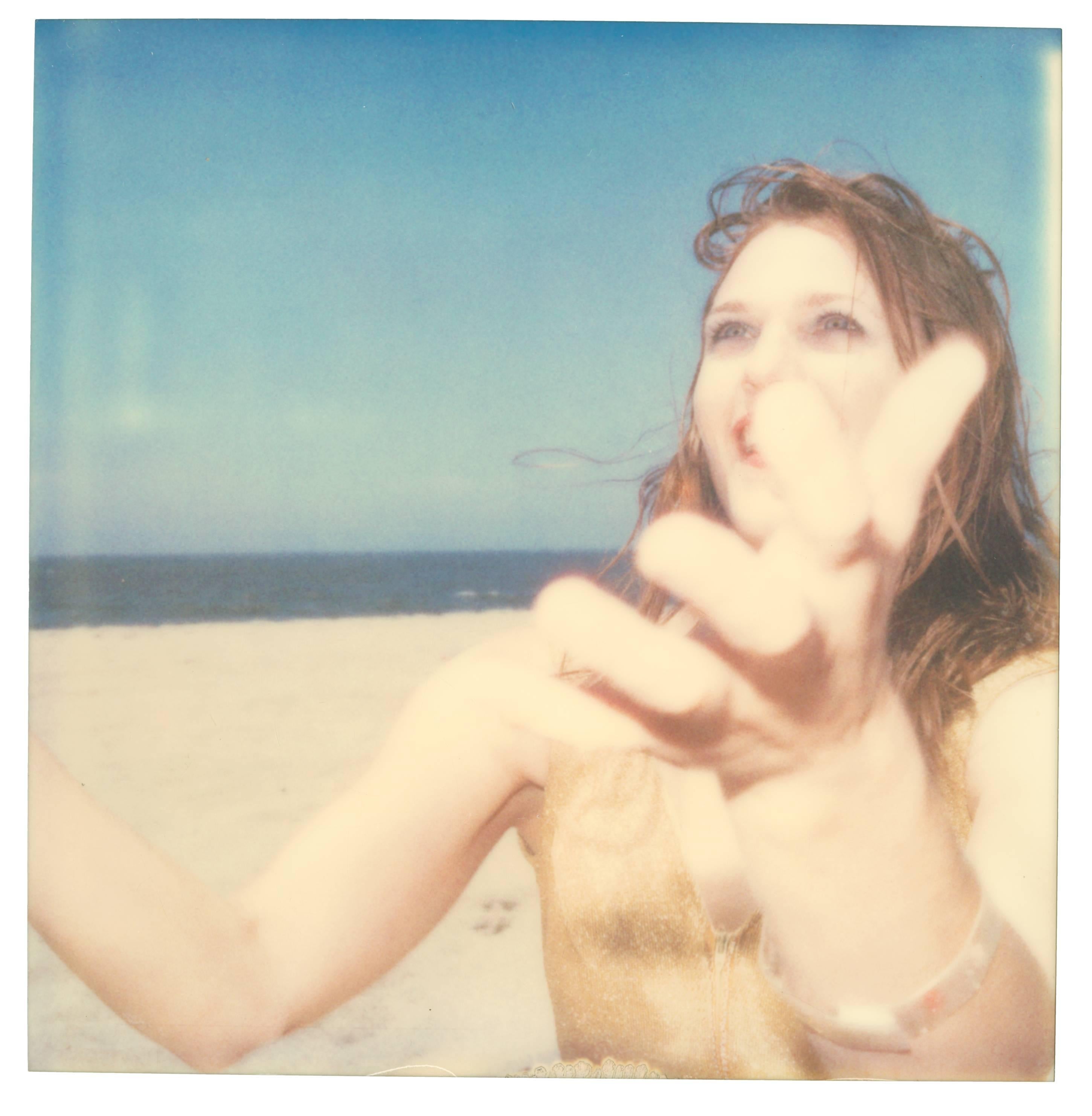 Stefanie Schneider Color Photograph - Camille's Catching - Original Polaroid Unique Piece