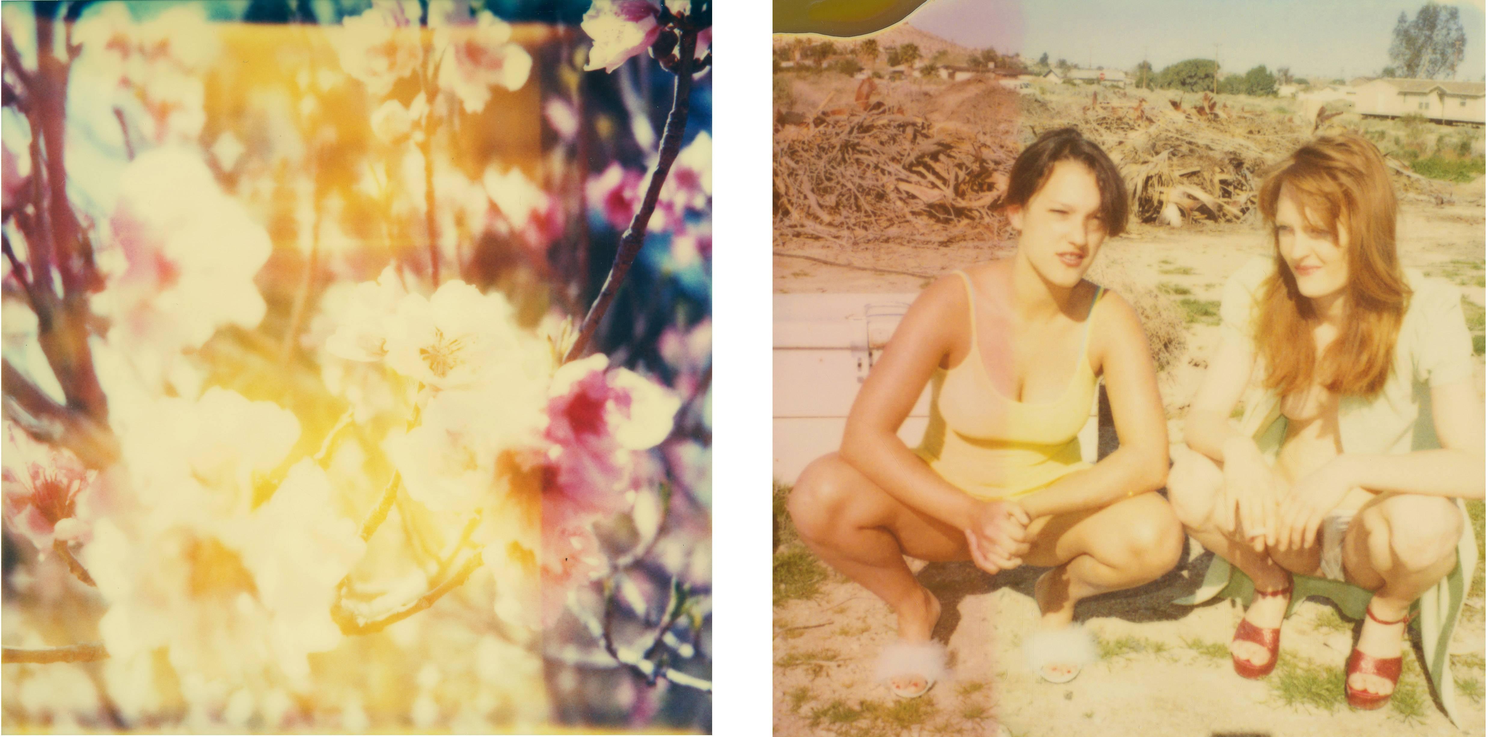 Stefanie Schneider Color Photograph - Cherry Tree Blossoms (Till Death do us Part) - Polaroid, 21st Cetury, Women