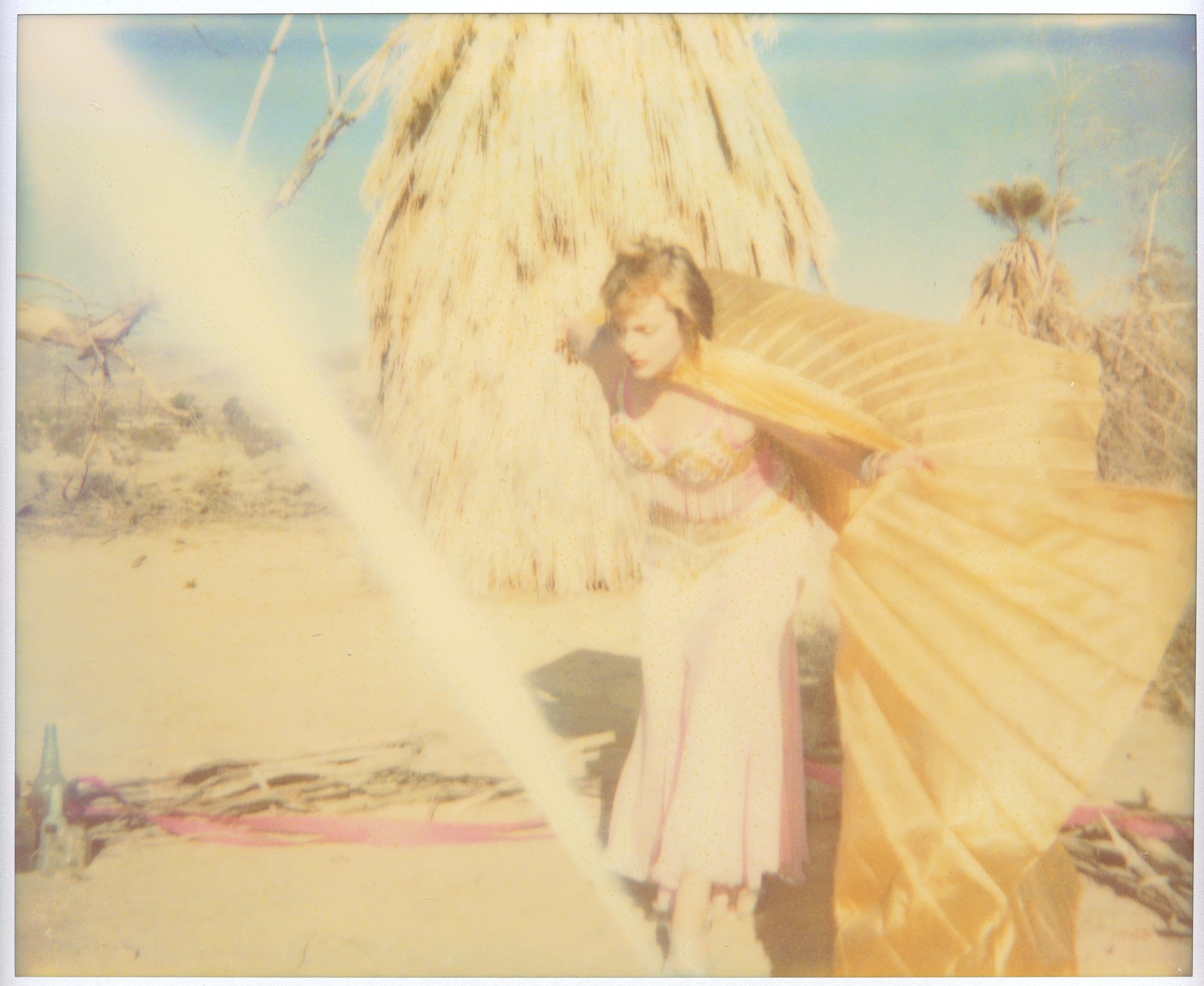 Landscape Photograph di Stefanie Schneider - Circle of Magic - Colpi di fulmine (29 Palms, CA)