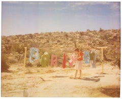 Coming to Grips (The Girl behind the White Picket Fence) - Polaroid, Portrait