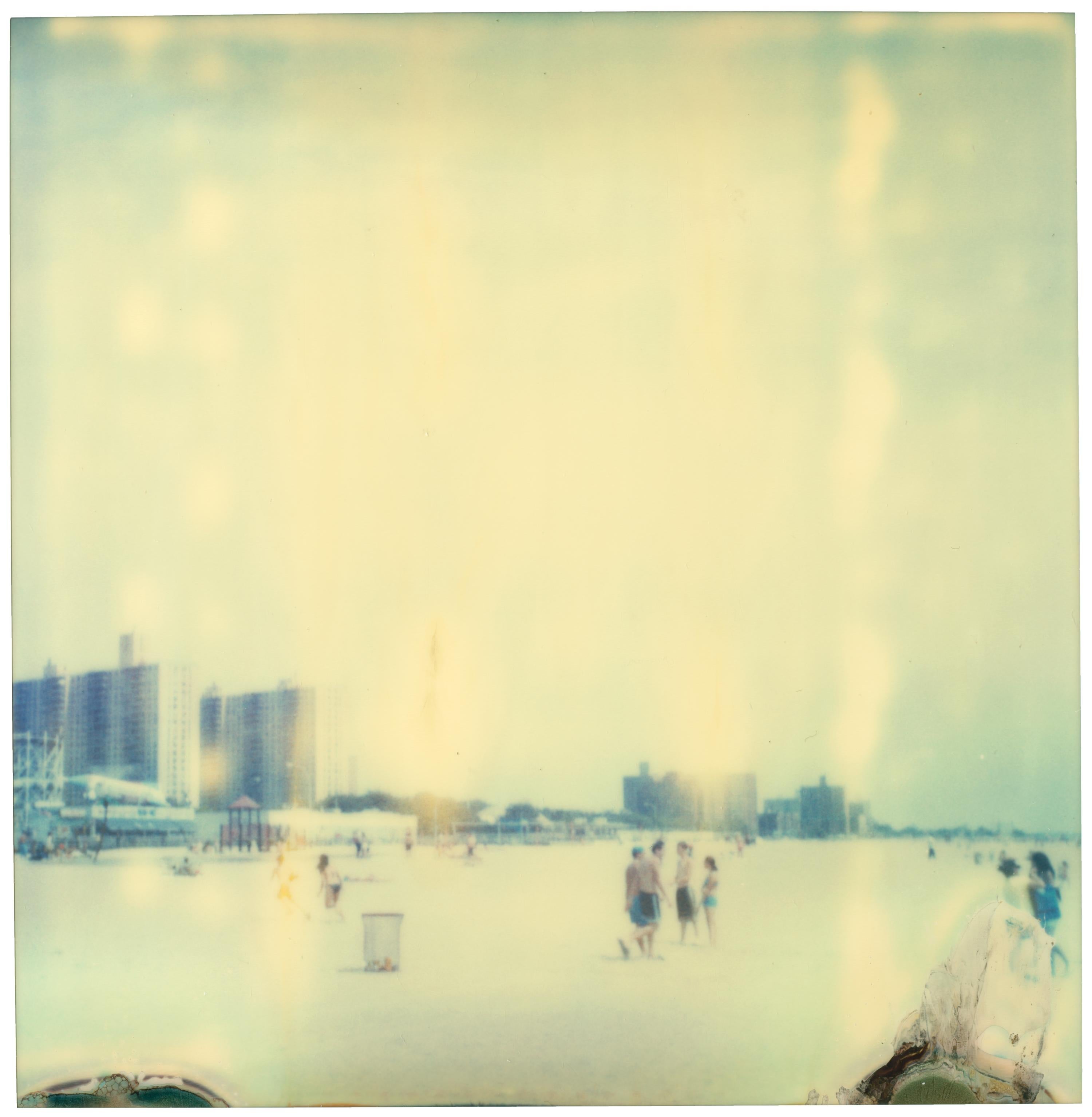 Stefanie Schneider Color Photograph - Coney Island Beach Life (Stay) - Polaroid, 21st Century, Contemporary, Color