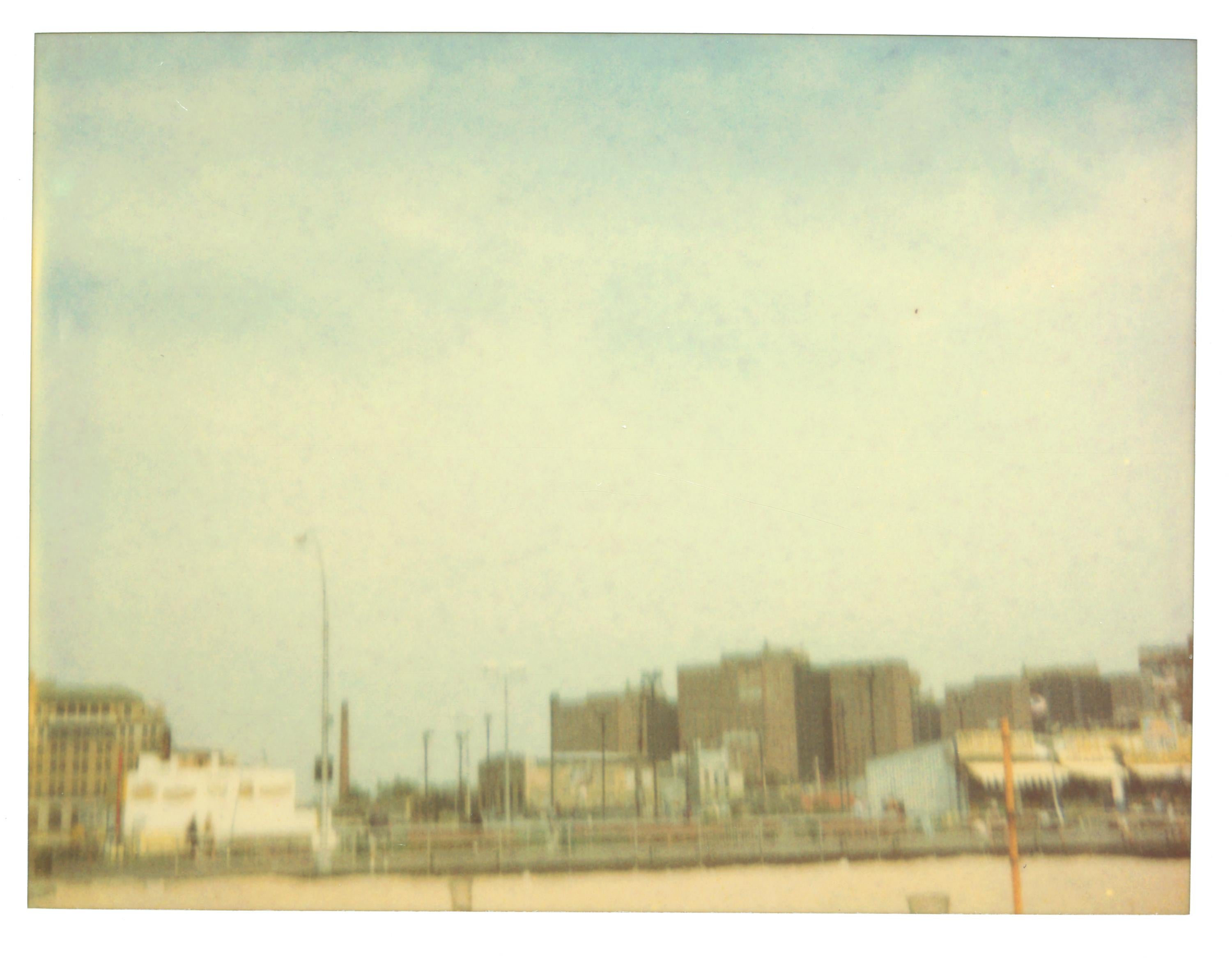Stefanie Schneider Landscape Photograph - Coney Island Skyline (Stay) - Polaroid, 21st Century, Contemporary, Color