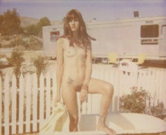 'You, the desert and me' -Contemporary, 21st Century, Polaroid, Figurative, Nude