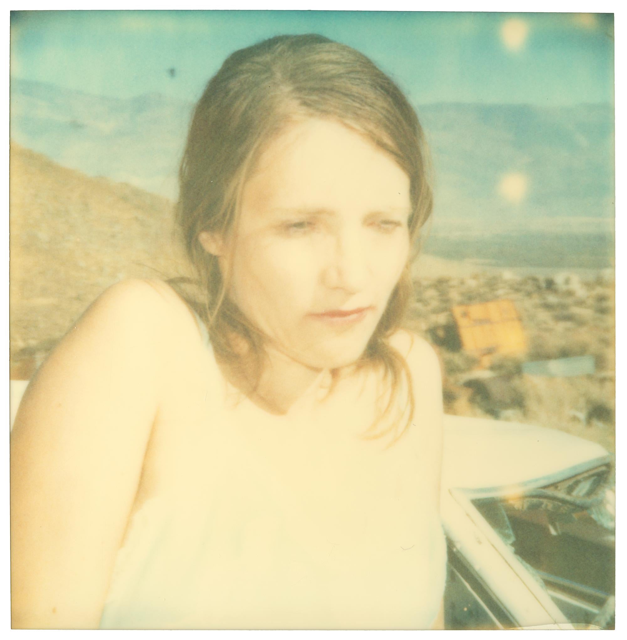 Stefanie Schneider Landscape Photograph - contemporary, 21st Century, Polaroid, Figurative Photograph, Woman, expired