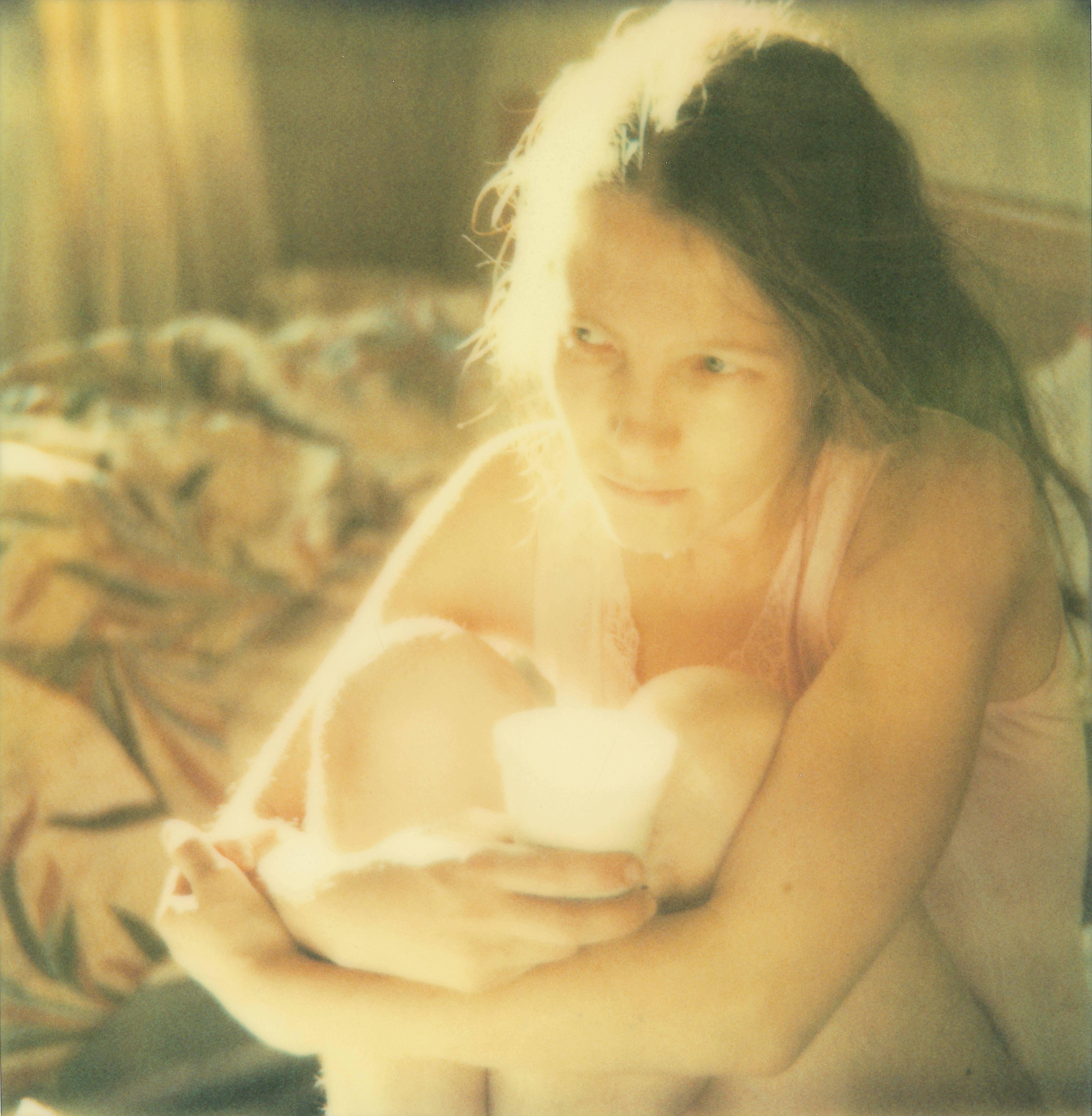 Stefanie Schneider Color Photograph - Lone Pine Motel - Contemporary, Analog, Expired, Polaroid, Figurative, Woman