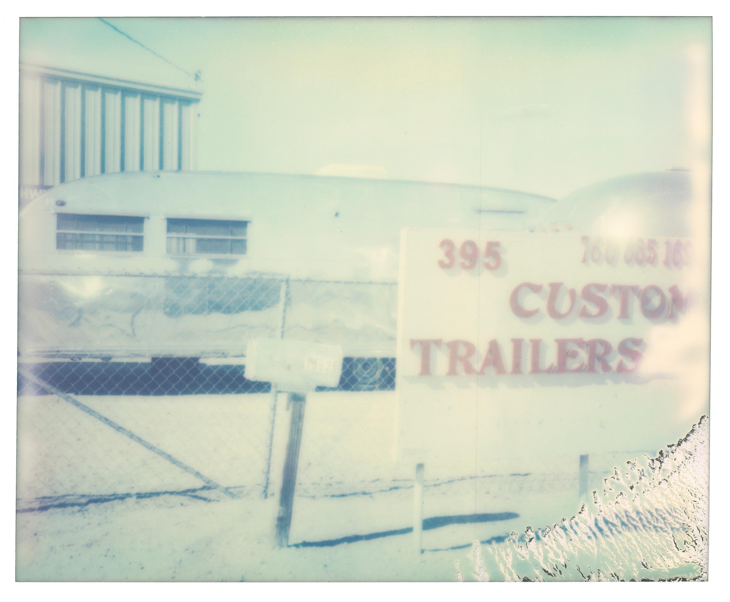 Stefanie Schneider Landscape Photograph - Custom Trailers (American Depression) - Contemporary, Polaroid, Landscape