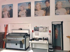 Cyndi Lauper, Zeitgenössisch, figürlich, Frau, abgelaufen, Polaroid, Fotografie,