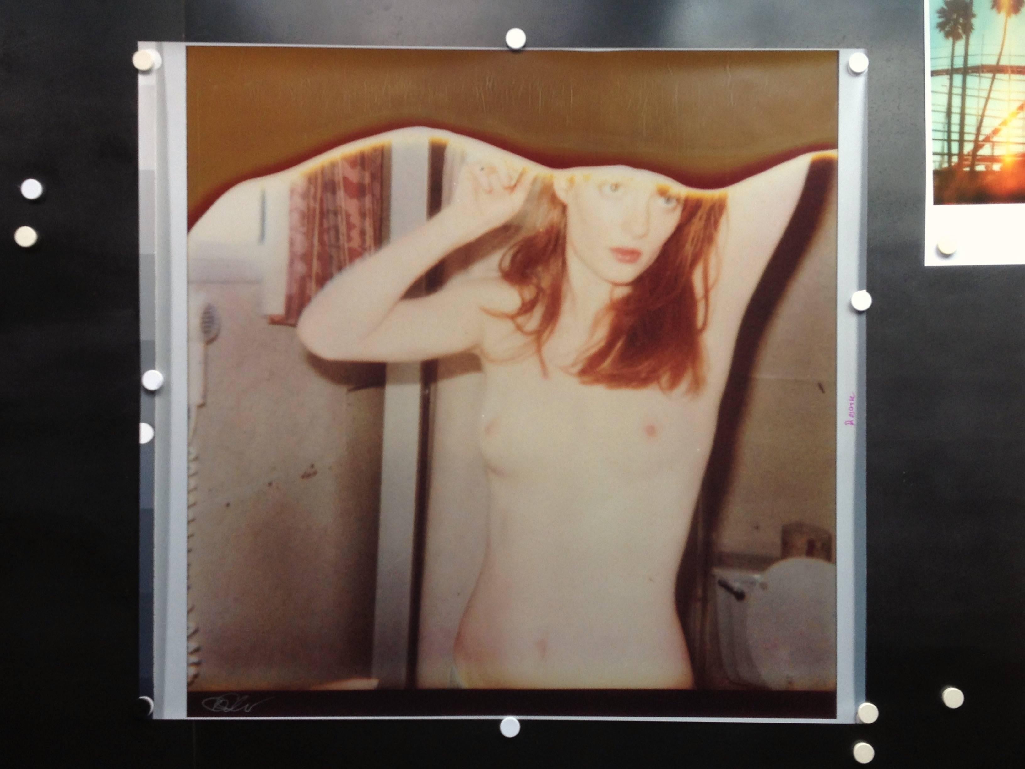 Stefanie Schneider Color Photograph - Daisy in front of Mirror - from Till Death do us Part - Proof before Printing