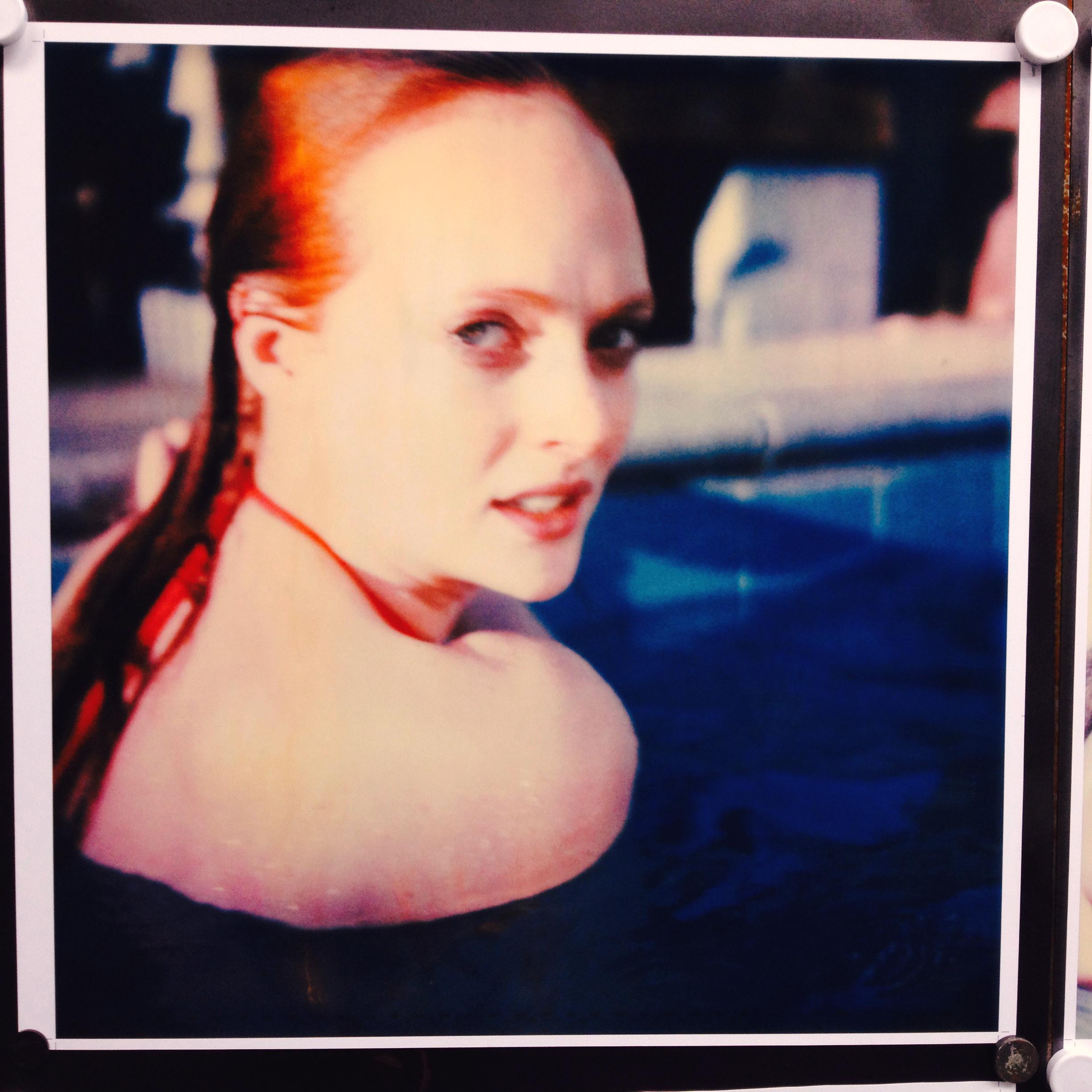 Stefanie Schneider Portrait Photograph - Your Eyes on Me (Till Death do us Part) with Daisy McCrackin based on a Polaroid