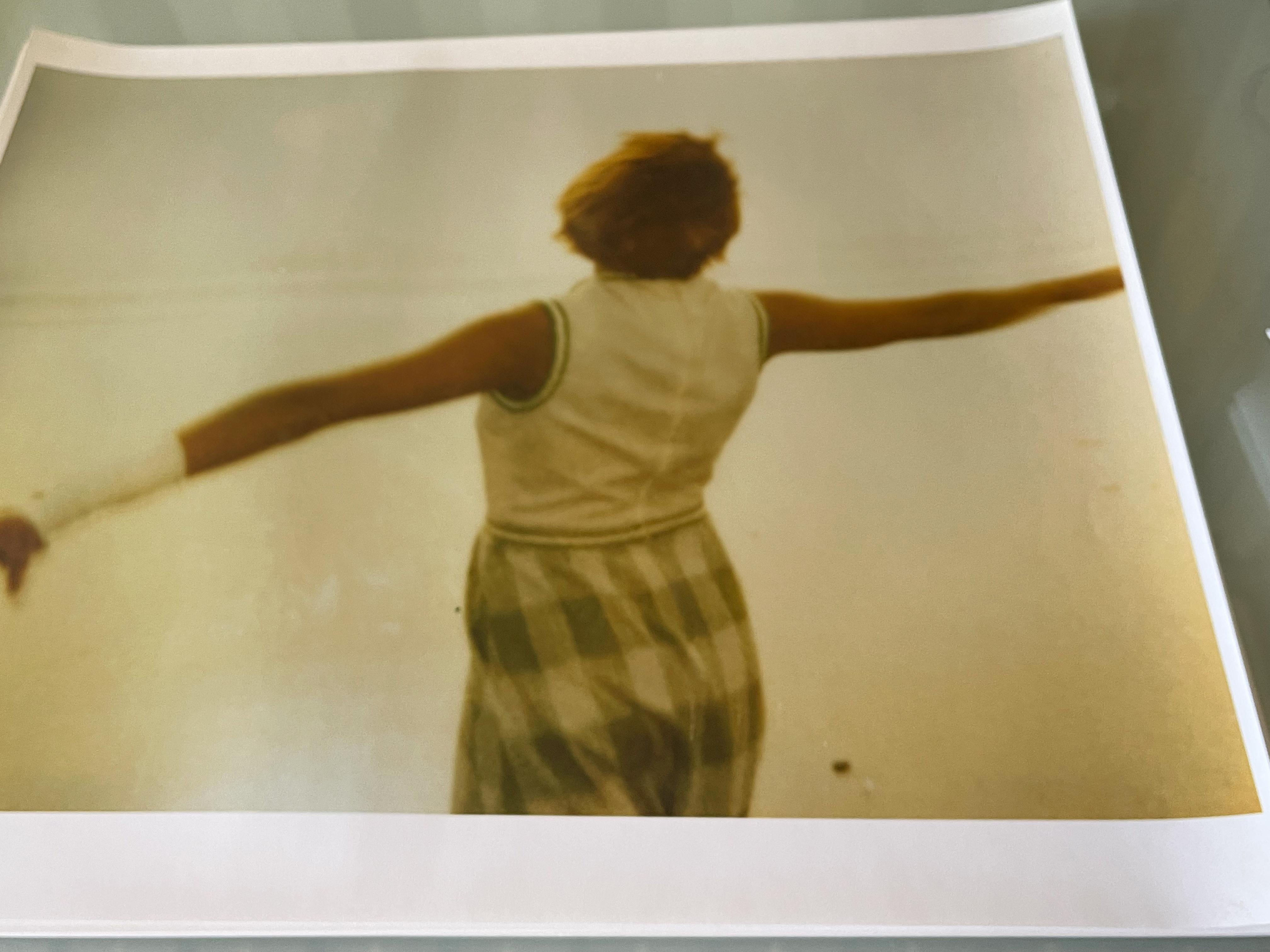 Dancer on the Beach II (Stranger than Paradise) - Analog, hand-print, Polaroid For Sale 3
