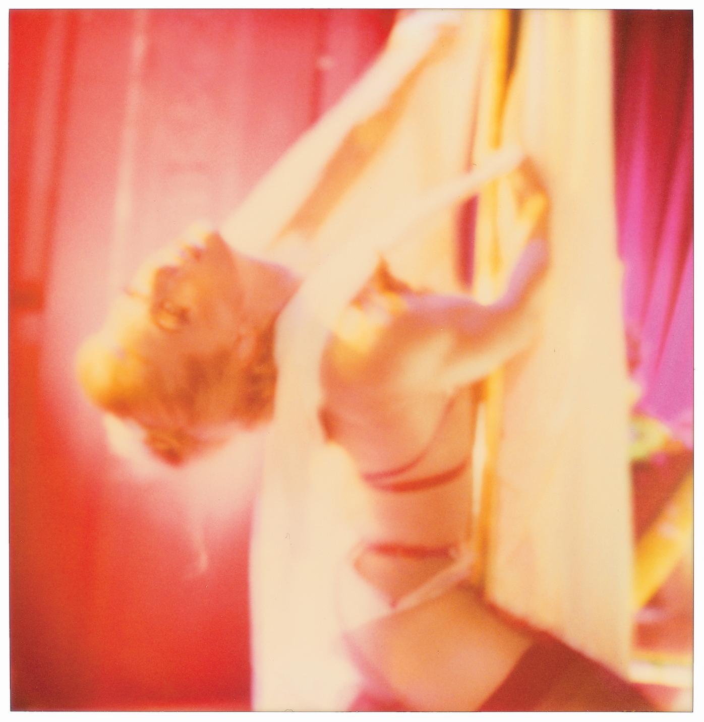 Dancer (Stay) - 8 pieces, smaller size, analog, Polaroid, Contemporary,  - Beige Figurative Photograph by Stefanie Schneider