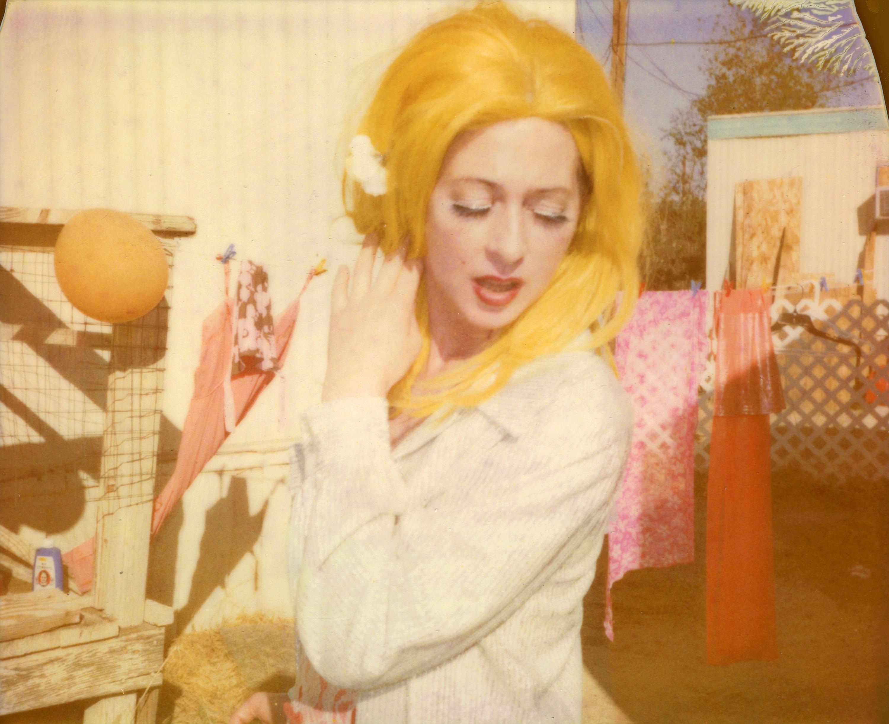 Stefanie Schneider Portrait Photograph - Darling (Oxana's 30th Birthday) - Polaroid