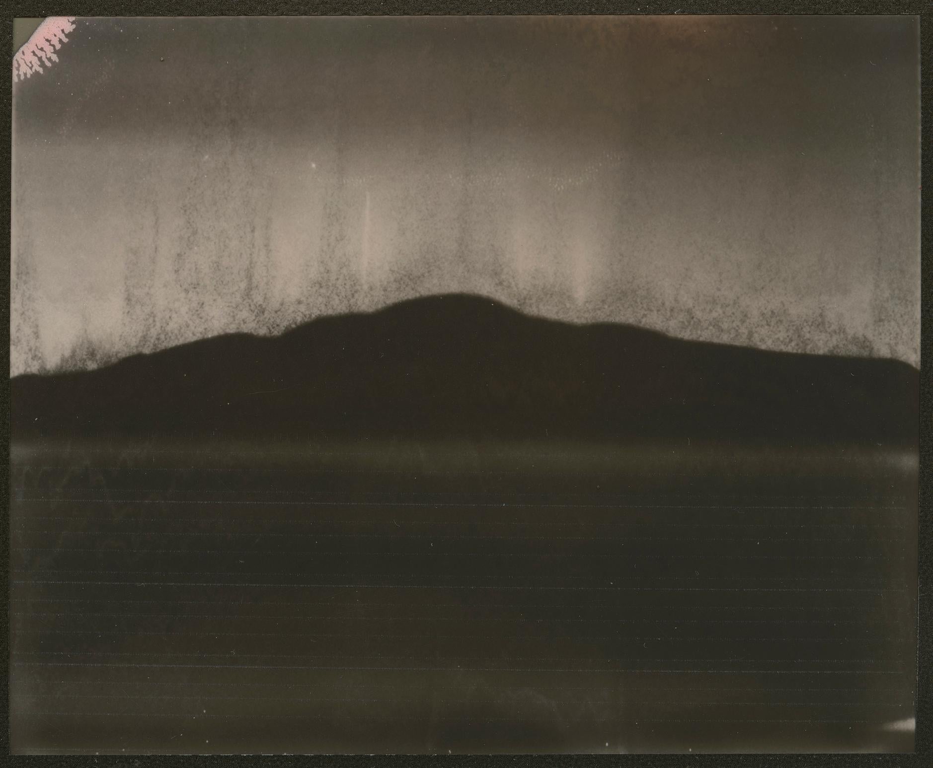 Stefanie Schneider Landscape Photograph - Dawn (Deconstructivism) - Contemporary, Expired Polaroid