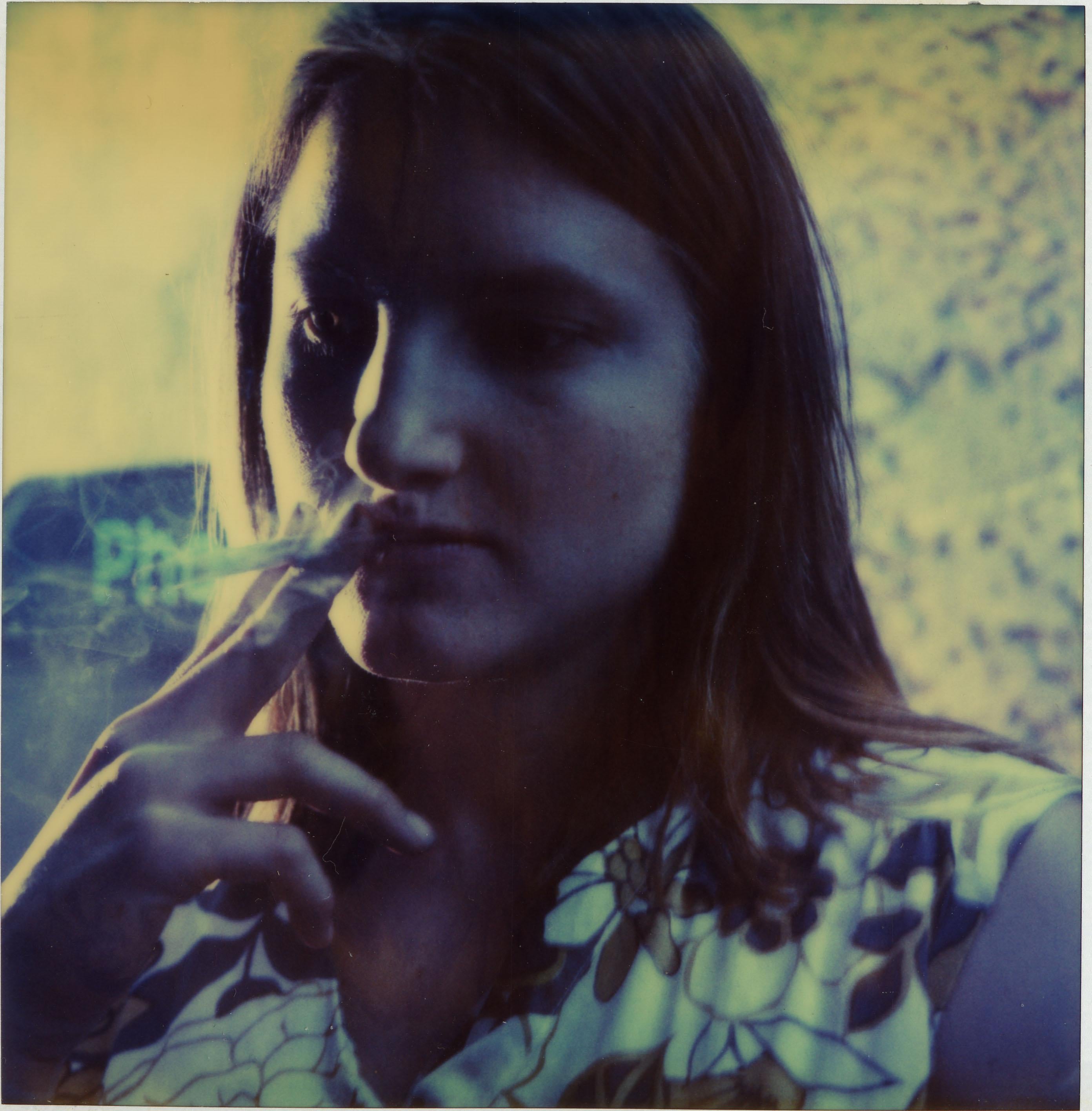 Stefanie Schneider Color Photograph - Deliberation (29 Palms, CA) - Polaroid, Contemporary, 20th Century