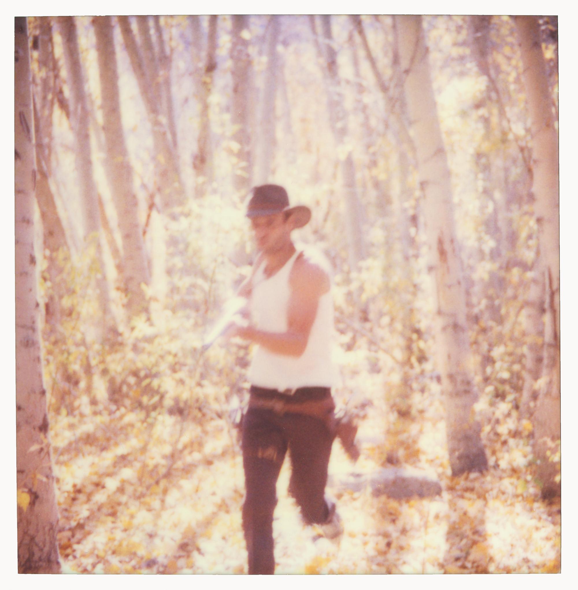 Deliverance (The Last Stand) - triptych - Beige Portrait Photograph by Stefanie Schneider